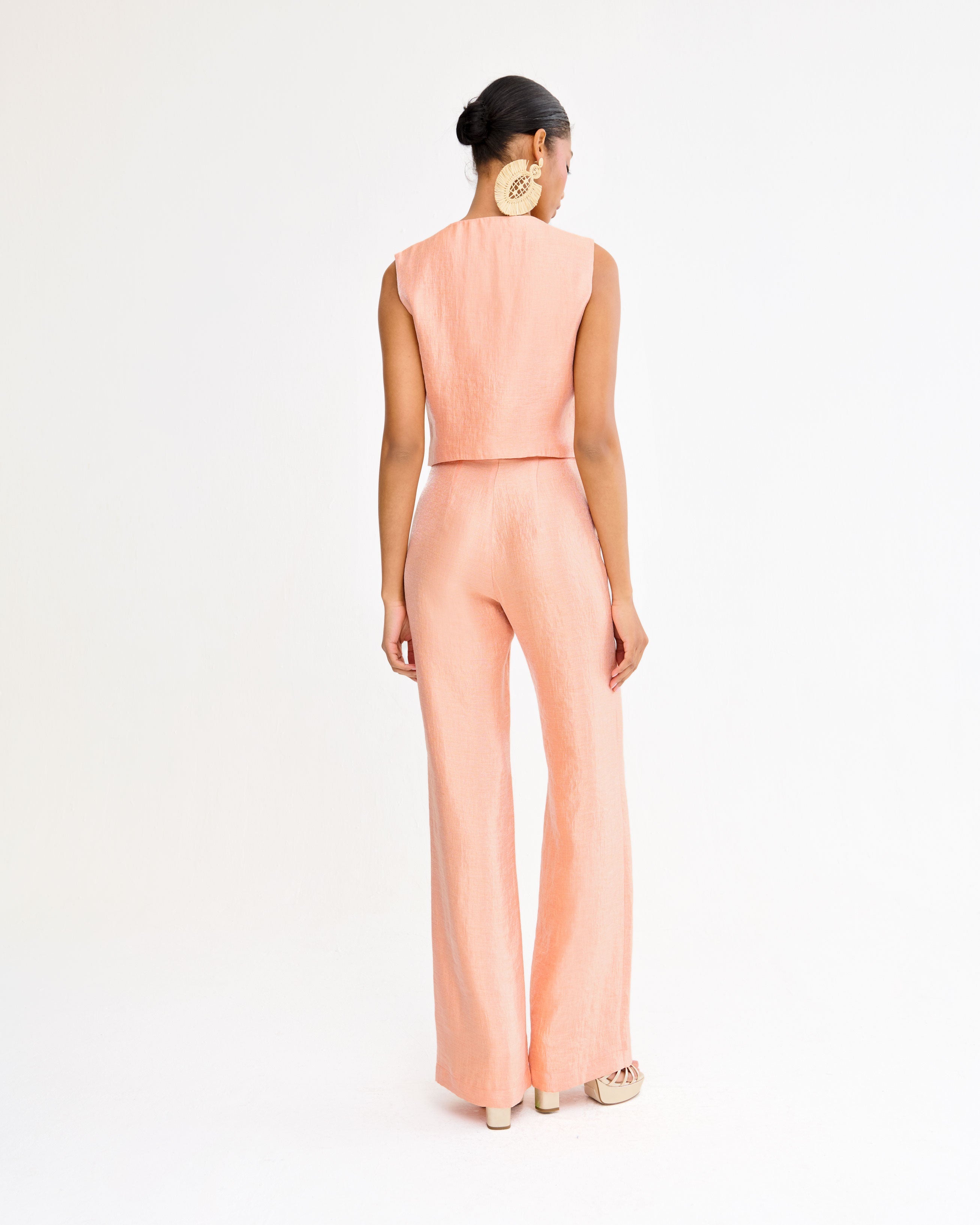 Chaleco Estoril Melocotón