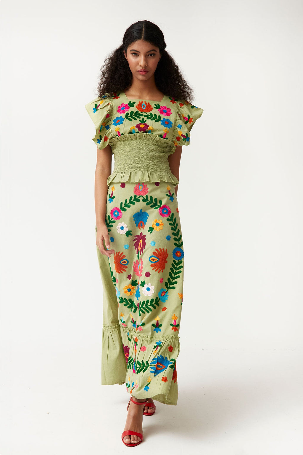 CONJUNTO BLANCA VERDE
