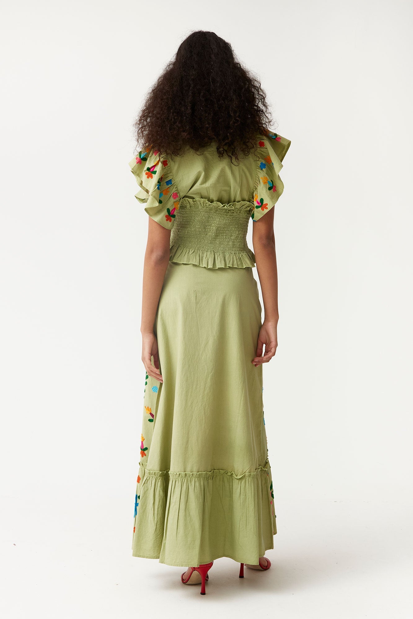 CONJUNTO BLANCA VERDE