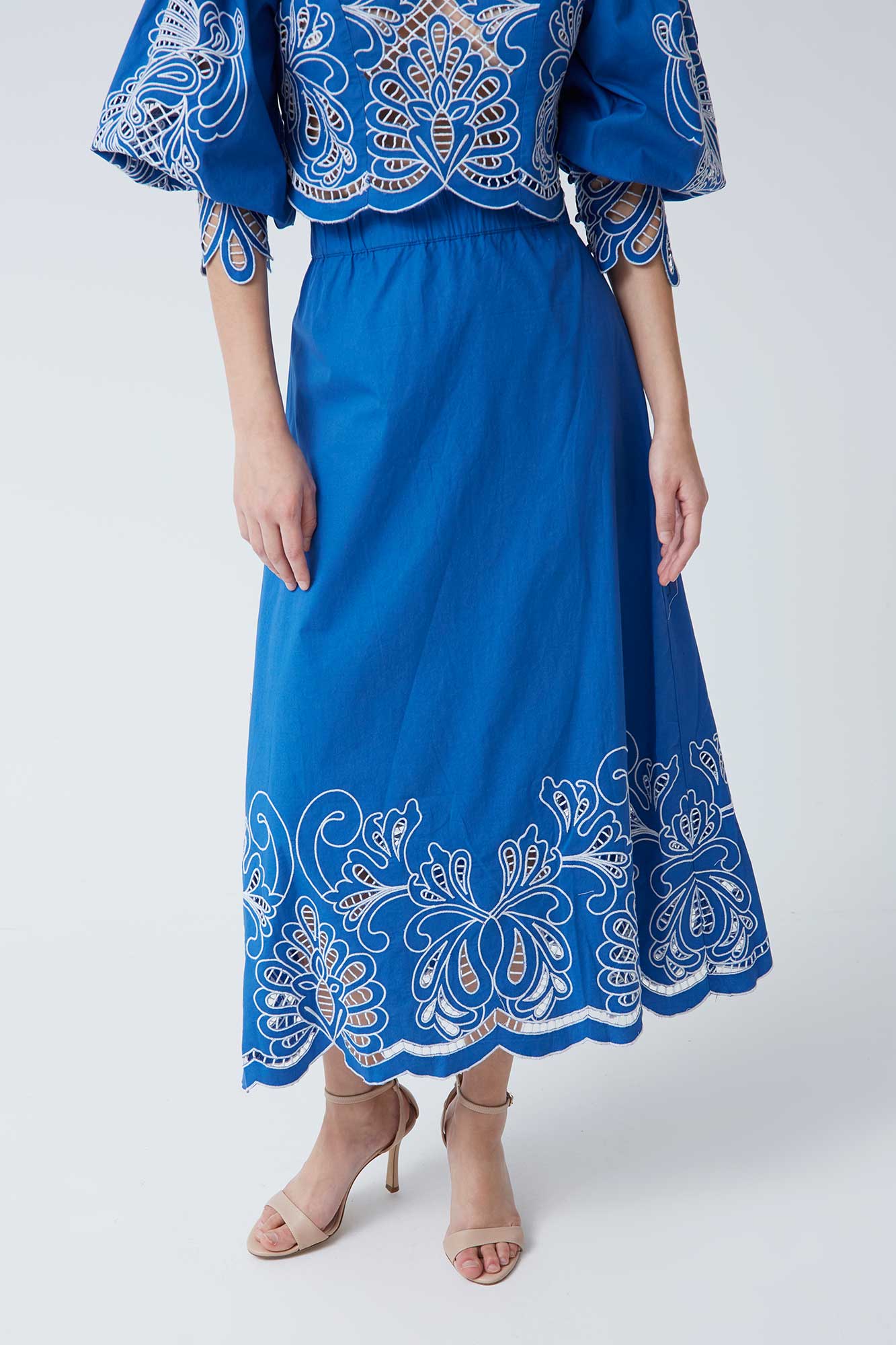FALDA FABRIZIA AZUL