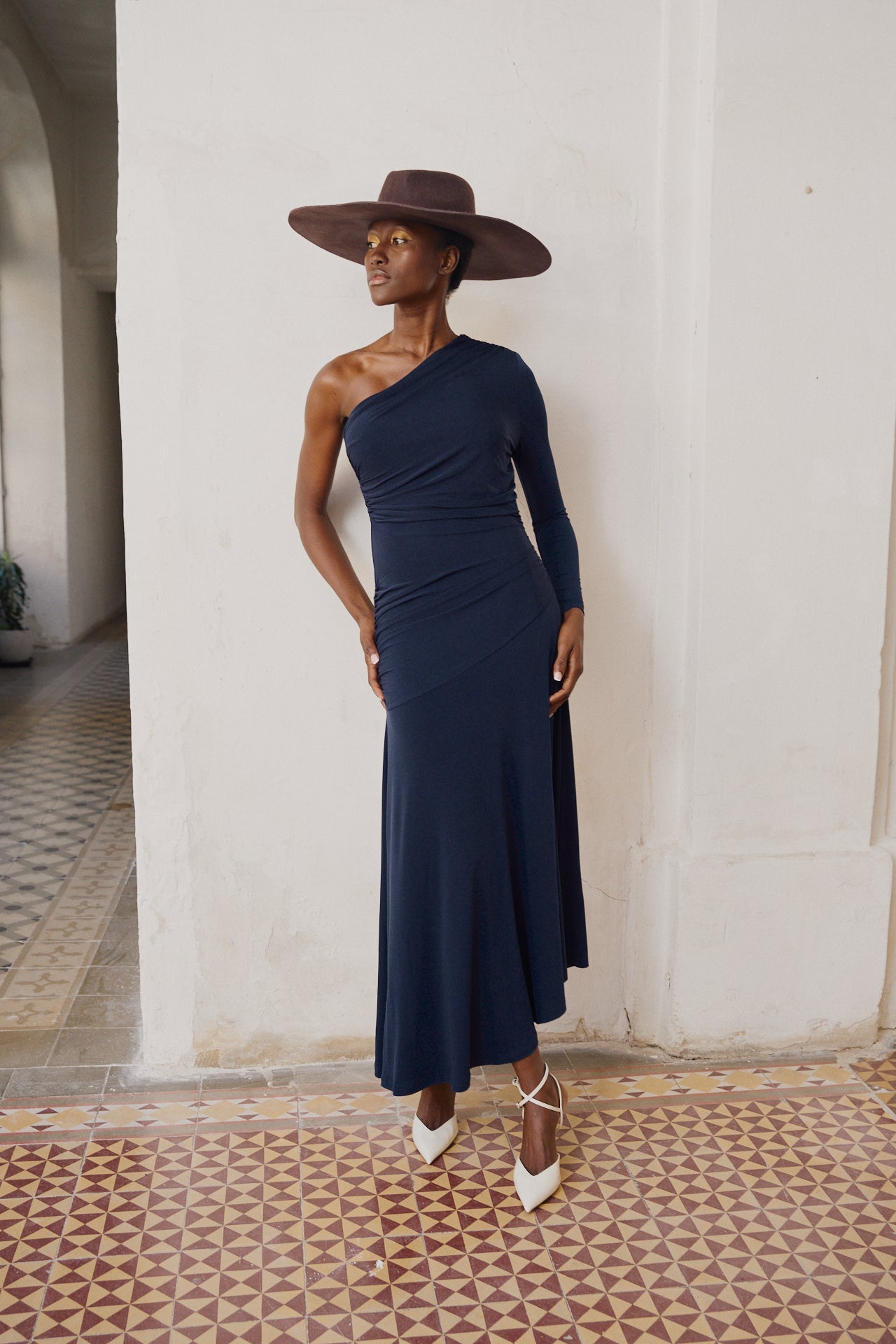 VESTIDO MATIS NAVY  RÊVERIE