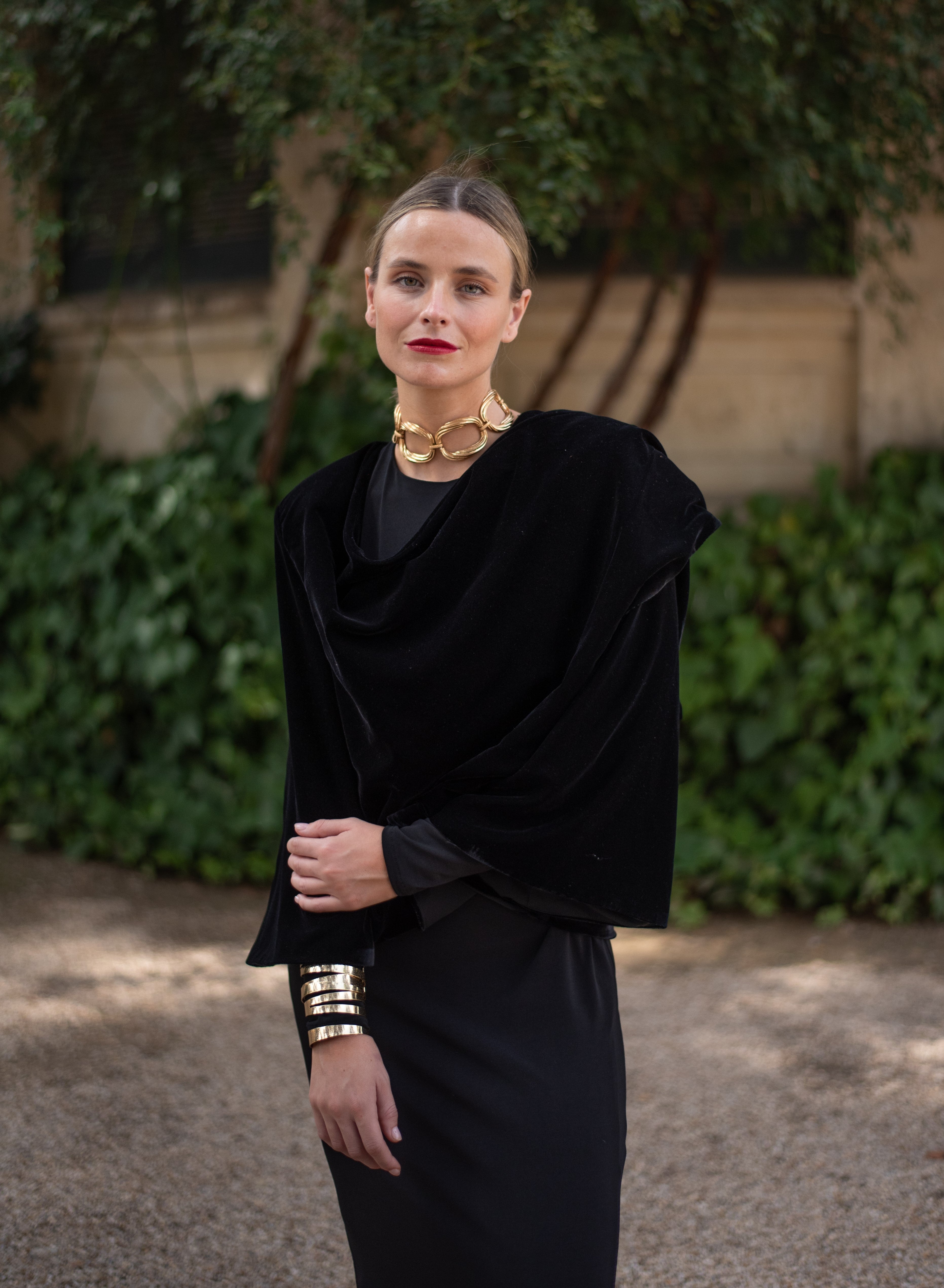 Capa Lady Murciélago corta