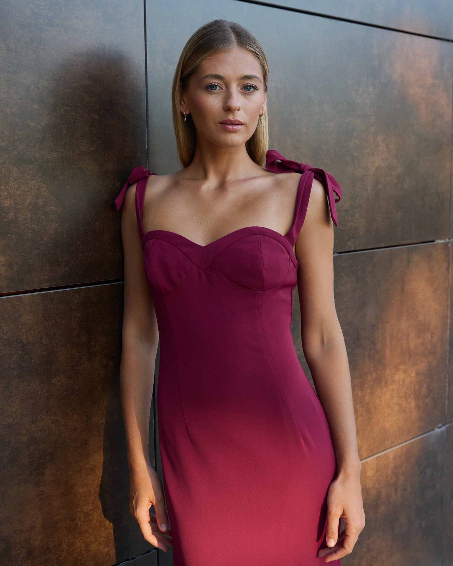 VESTIDO BECKY BURGUNDY  MADAME