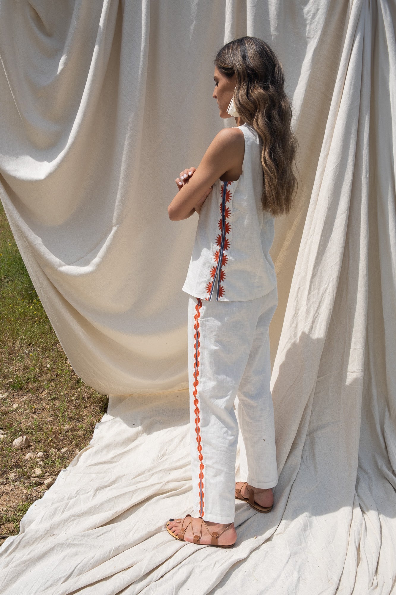 PANTALON DELFOS BLANCO