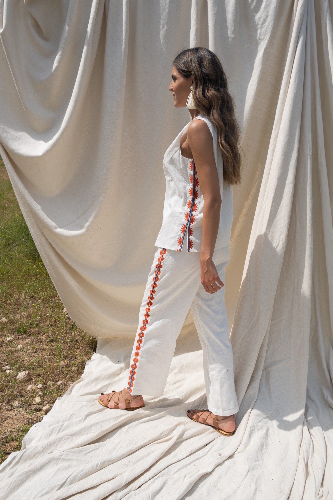 PANTALON DELFOS BLANCO