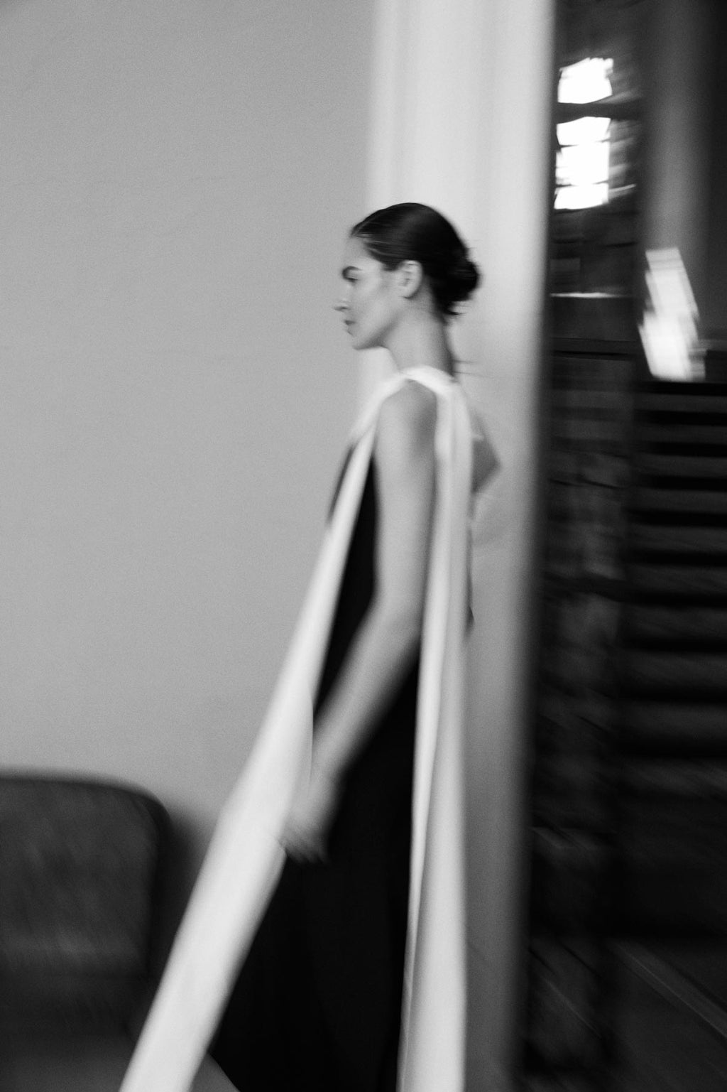 VESTIDO ETERNA GALDANA B/N