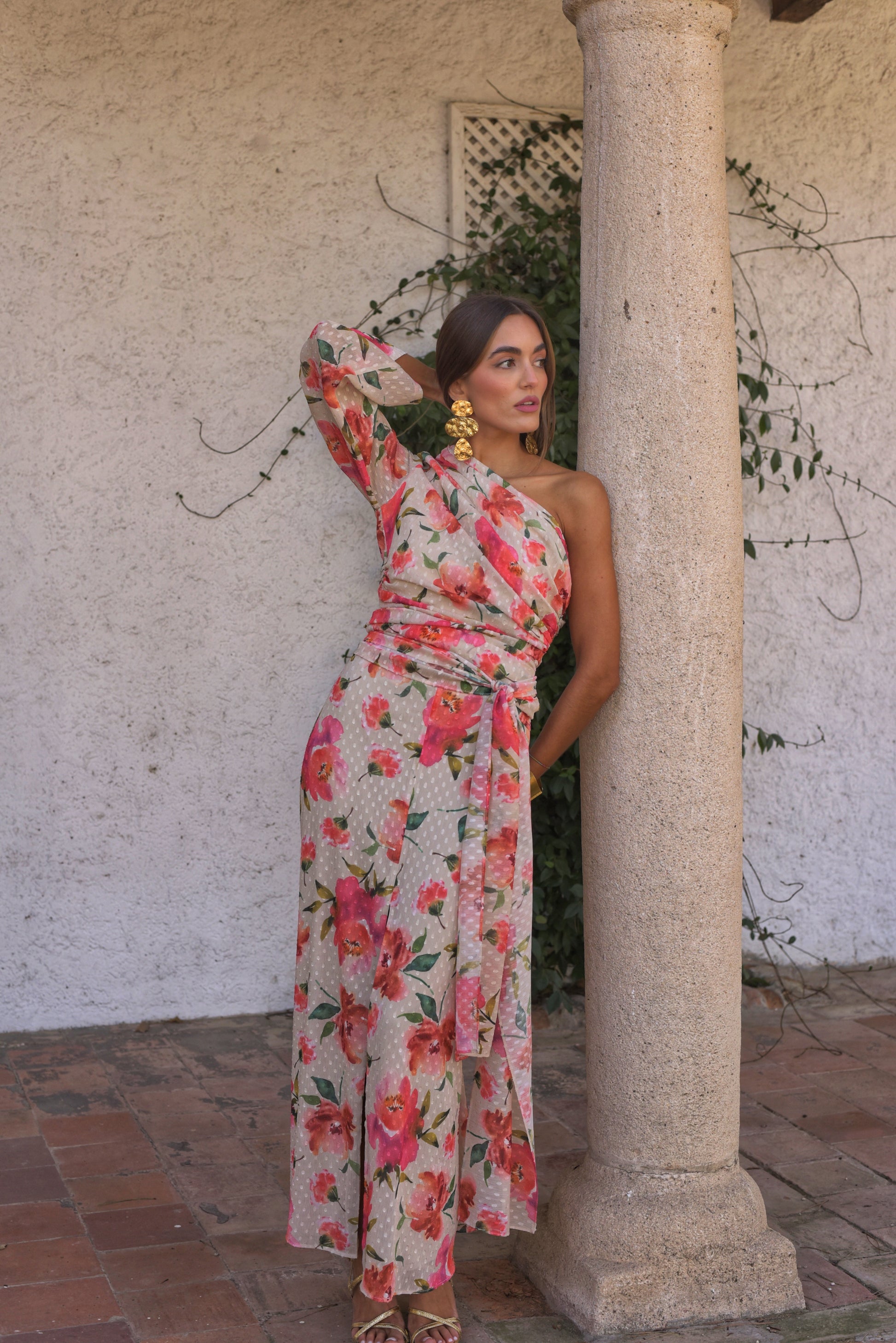 Conjunto Lady Rinoceronte flores