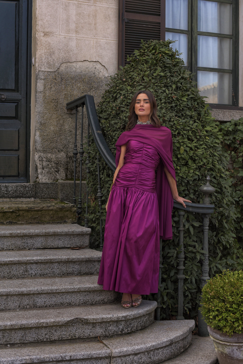 Vestido Lady Pantera cardenal