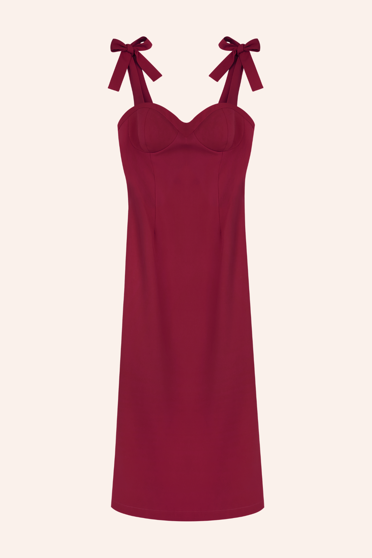 VESTIDO BECKY BURGUNDY  MADAME