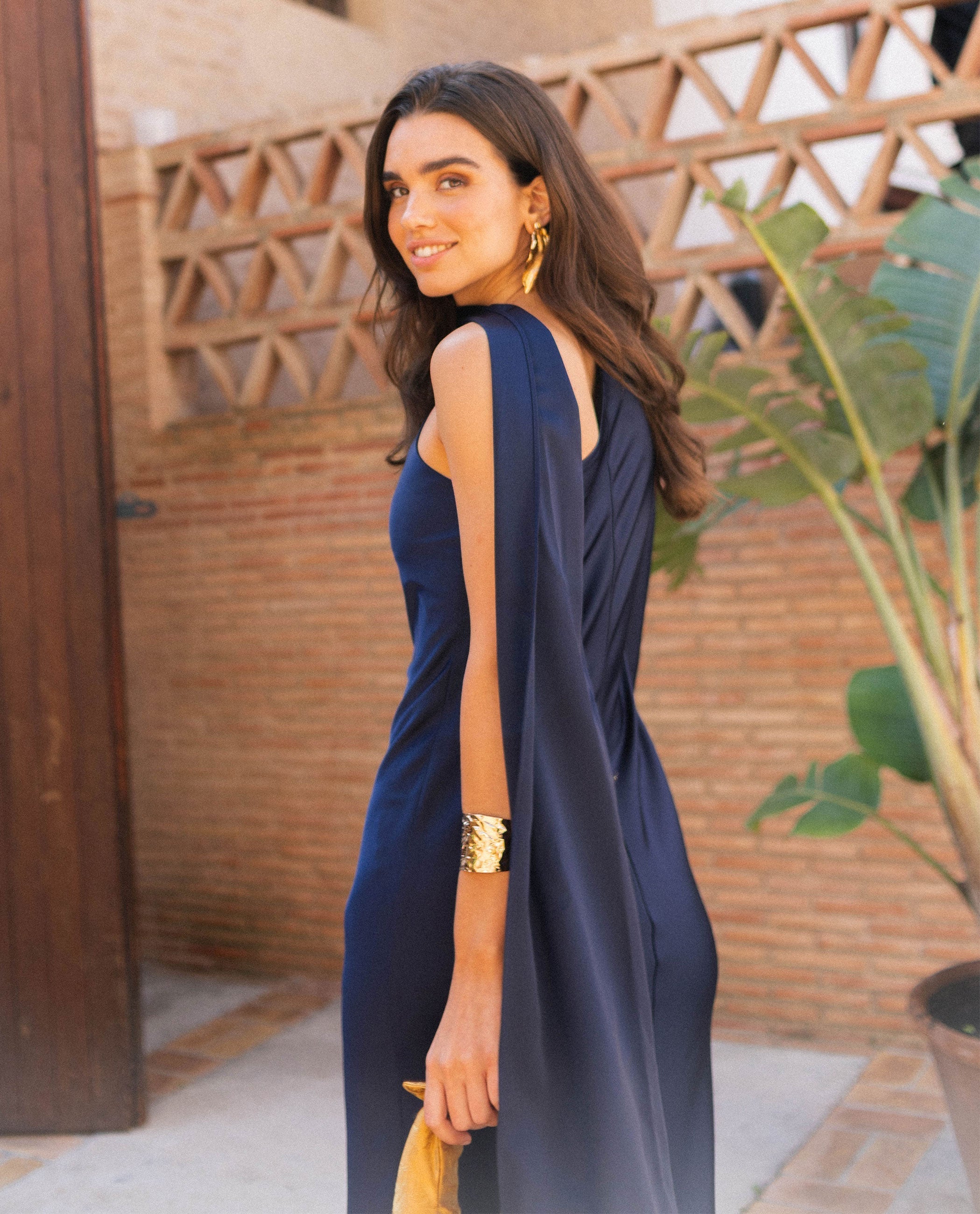 VESTIDO MRS. CORTÉS · AZUL MARINO