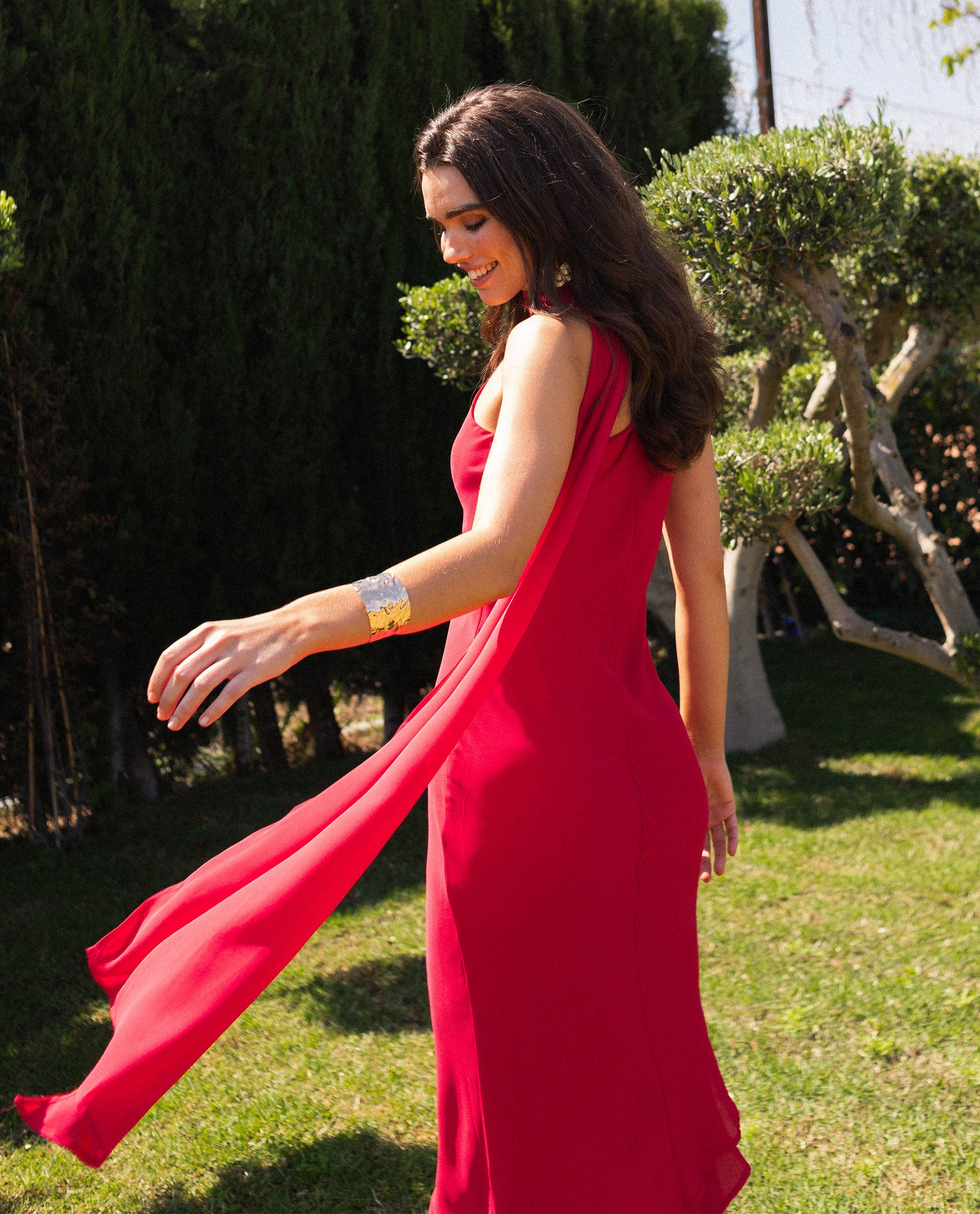 VESTIDO GINEBRA · CEREZA