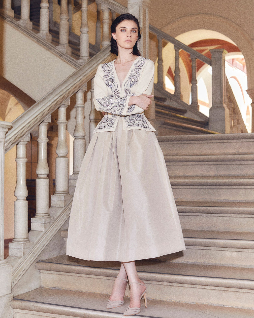 FALDA VERGARA BEIGE
