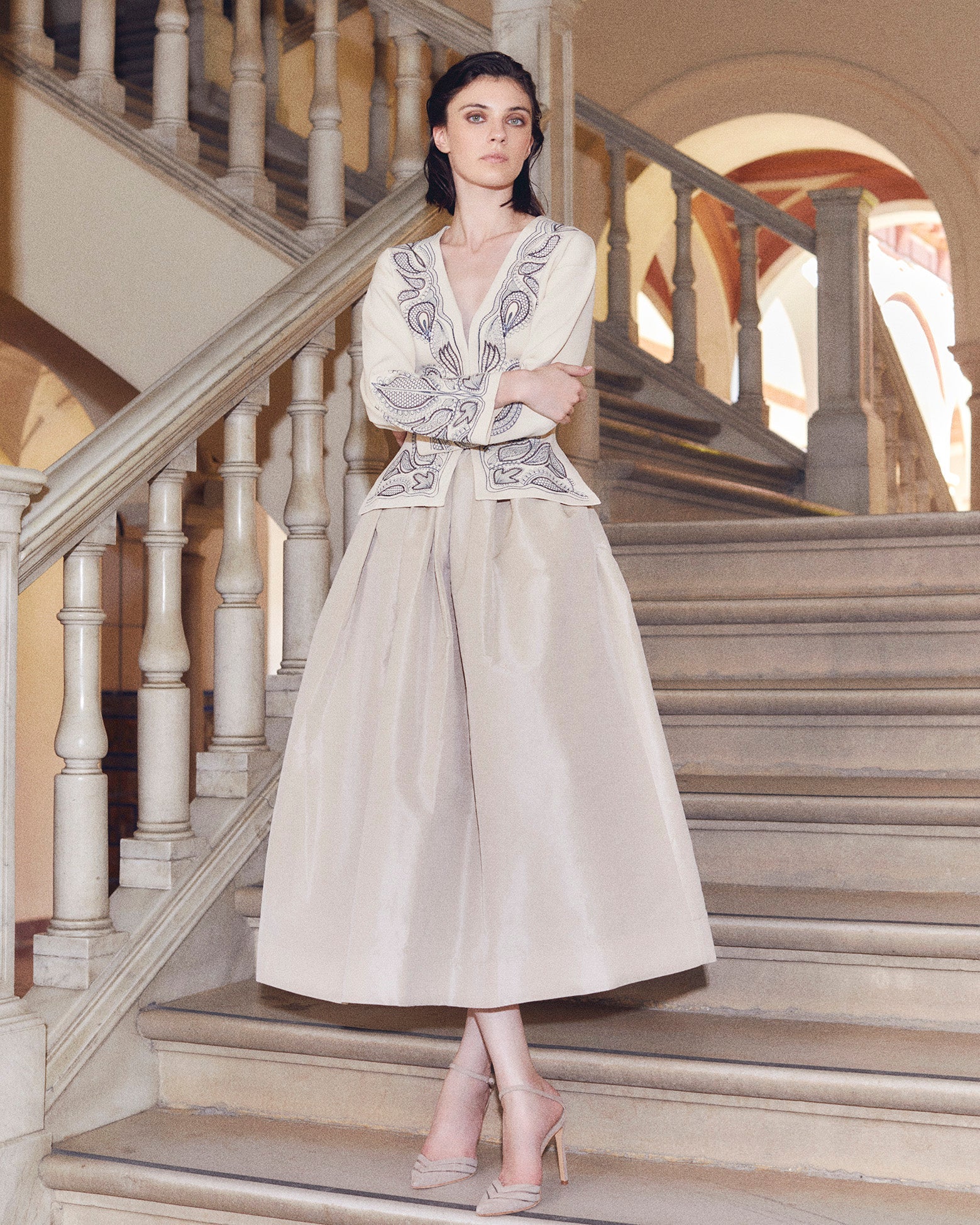 FALDA VERGARA BEIGE