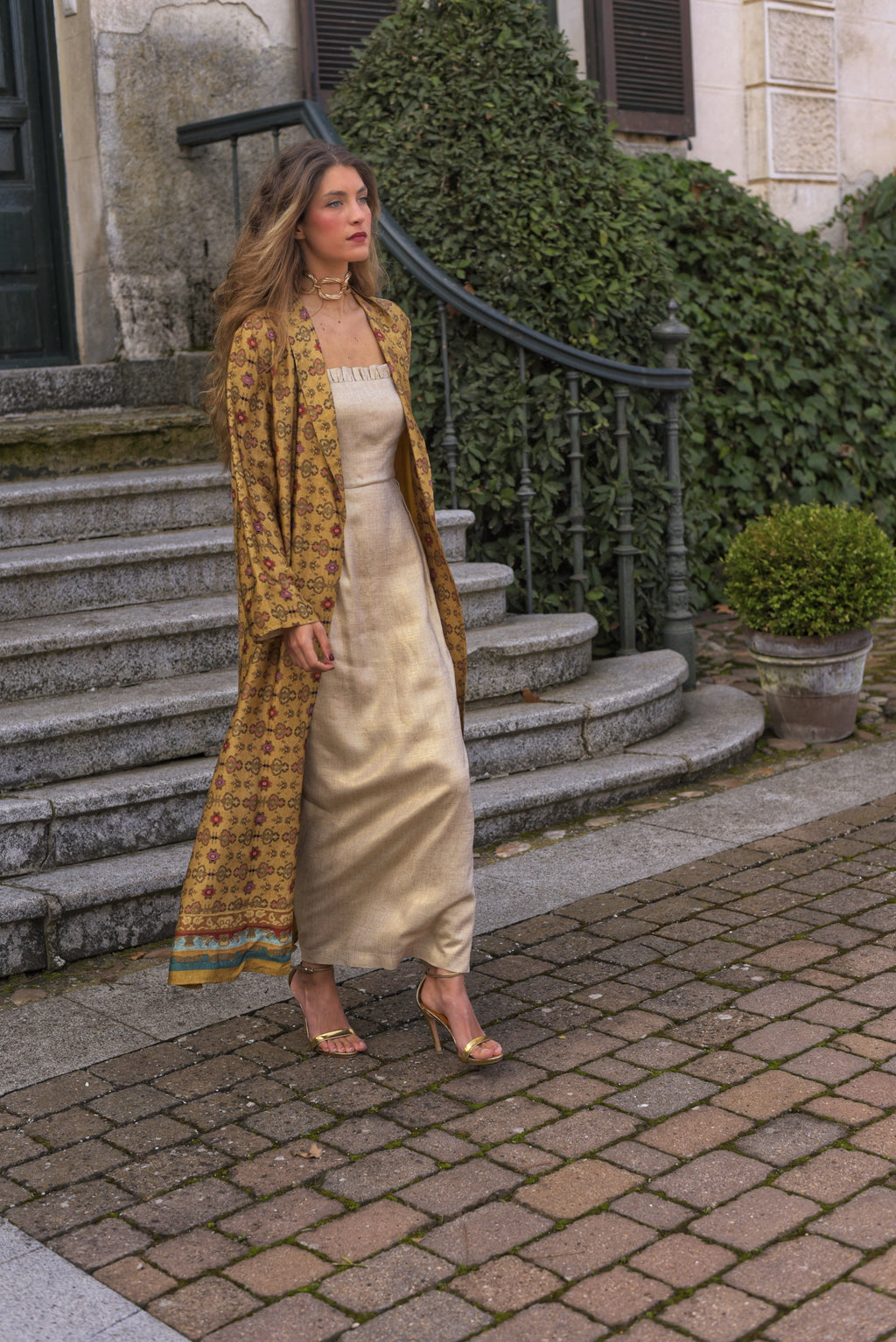 Kimono Lady Lémur mostaza