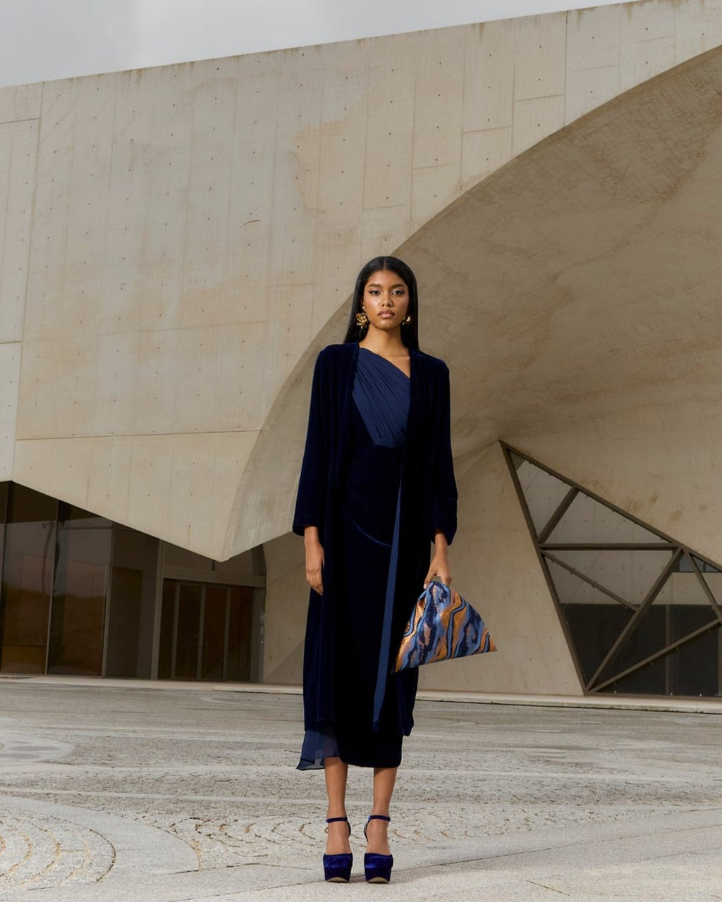 Vestido Turandot Marino