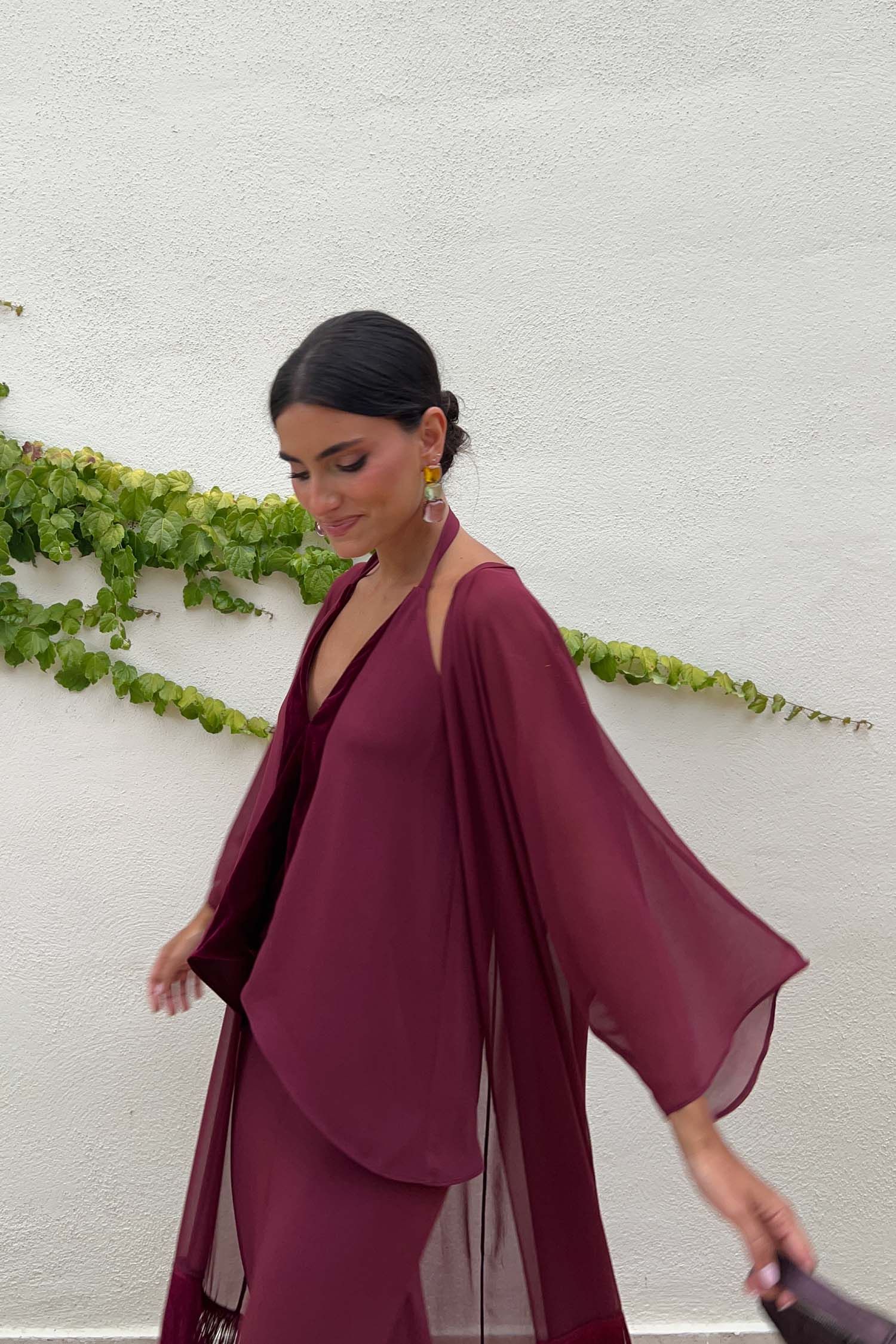 Kimono Mónica Burdeos