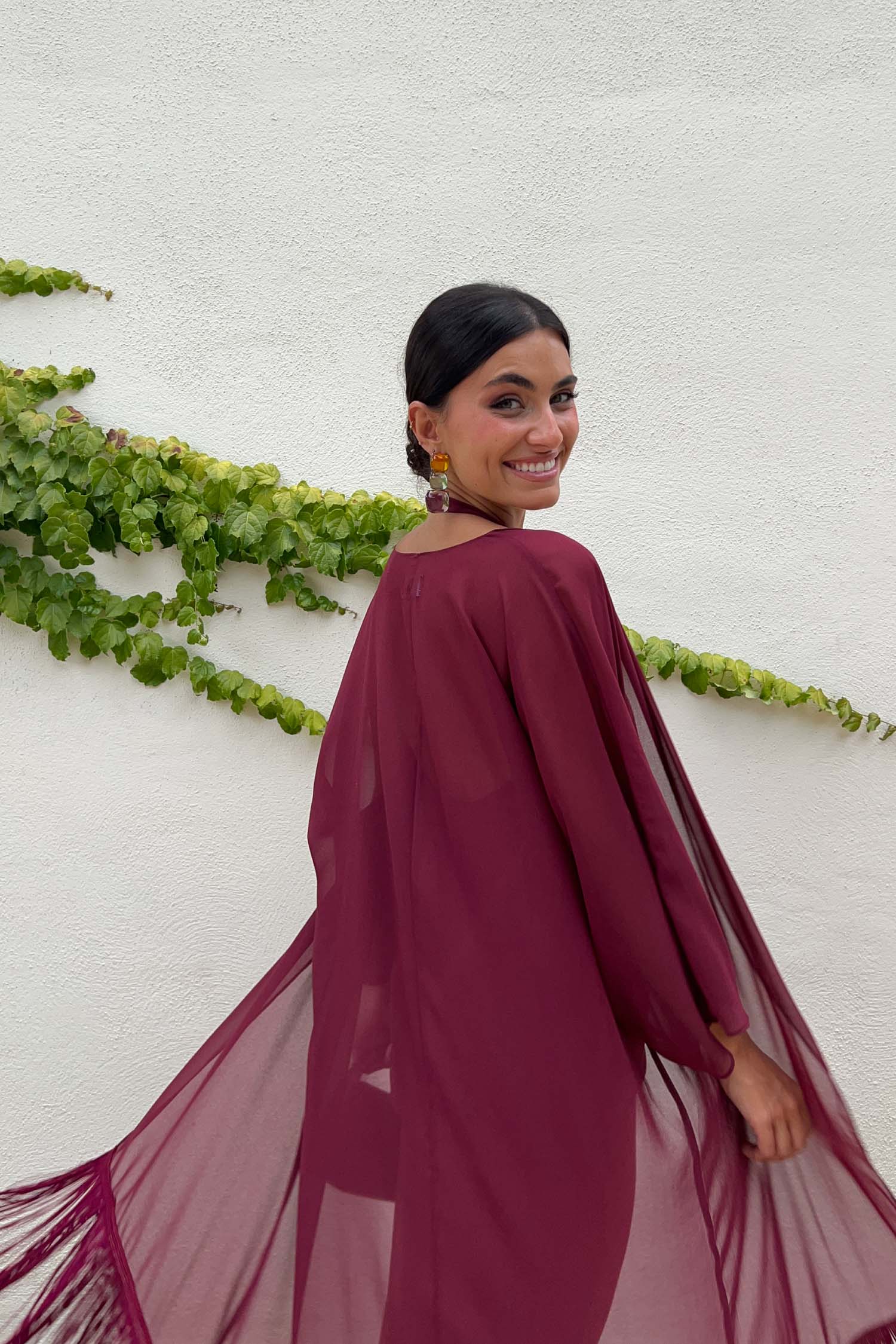 Kimono Mónica Burdeos