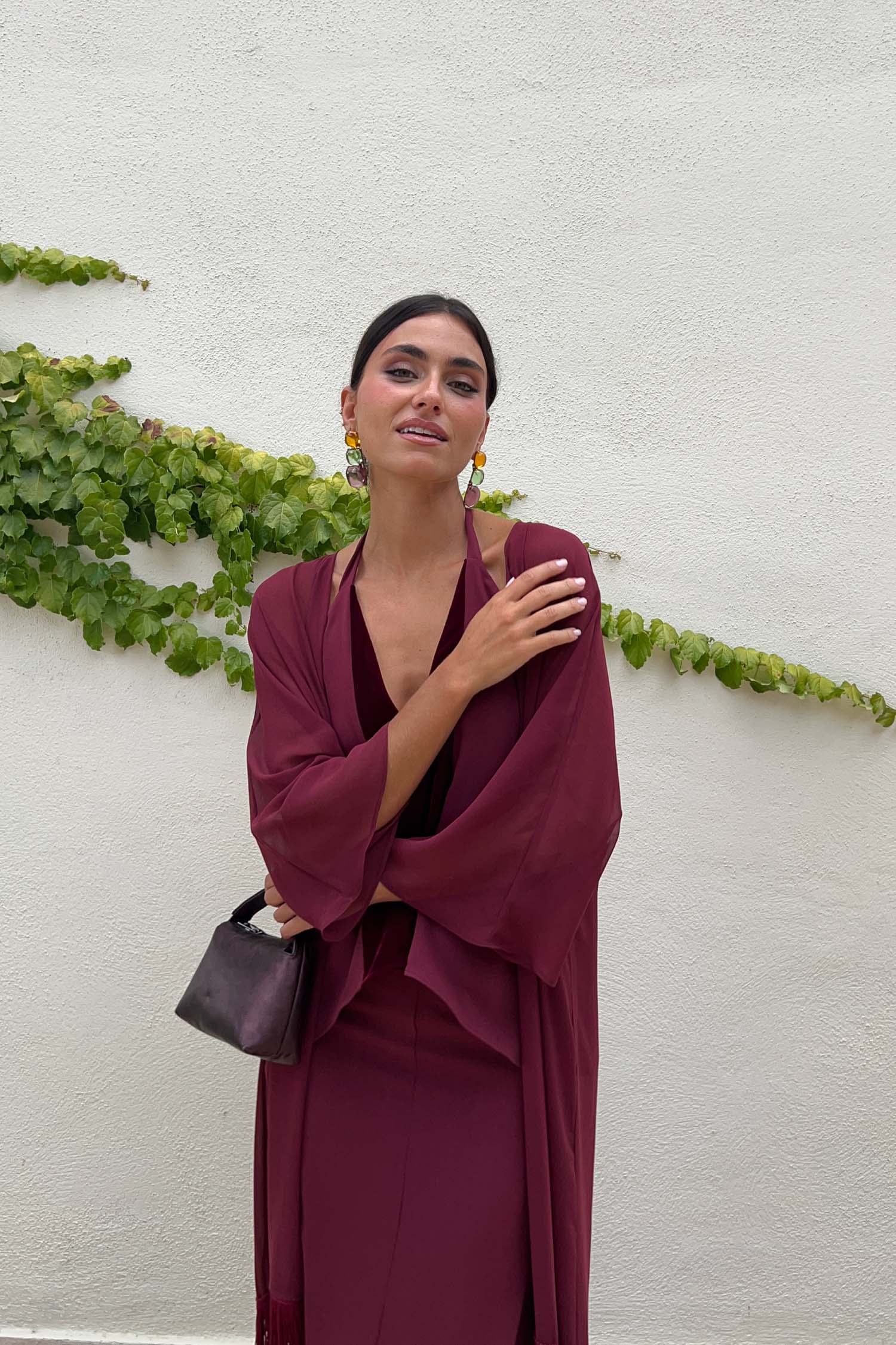 Kimono Mónica Burdeos