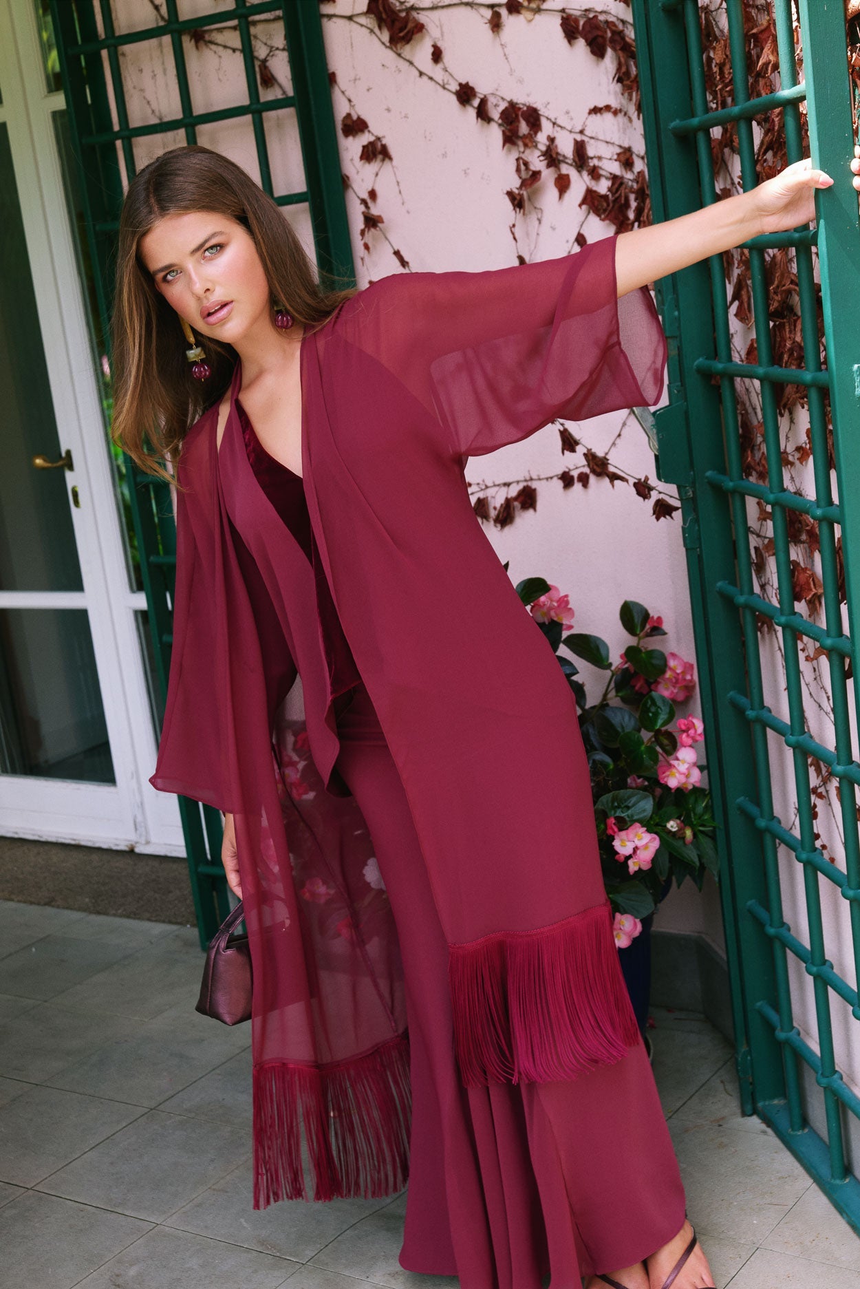 Kimono Mónica Burdeos