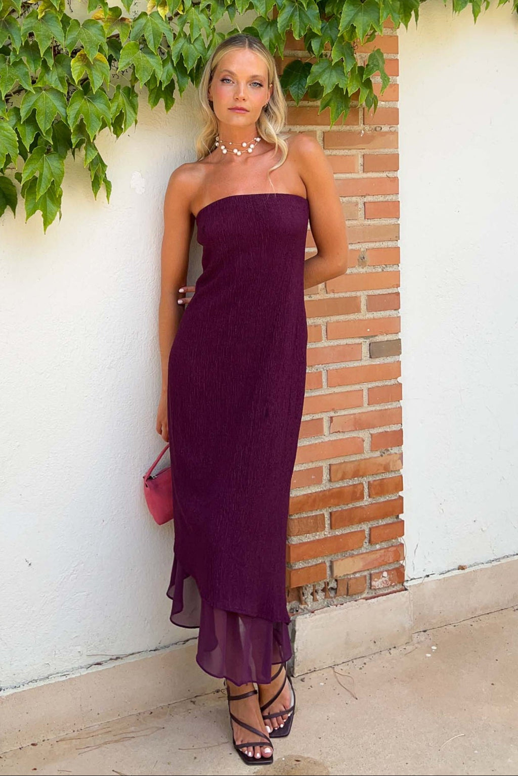 Vestido Fiamma Berenjena