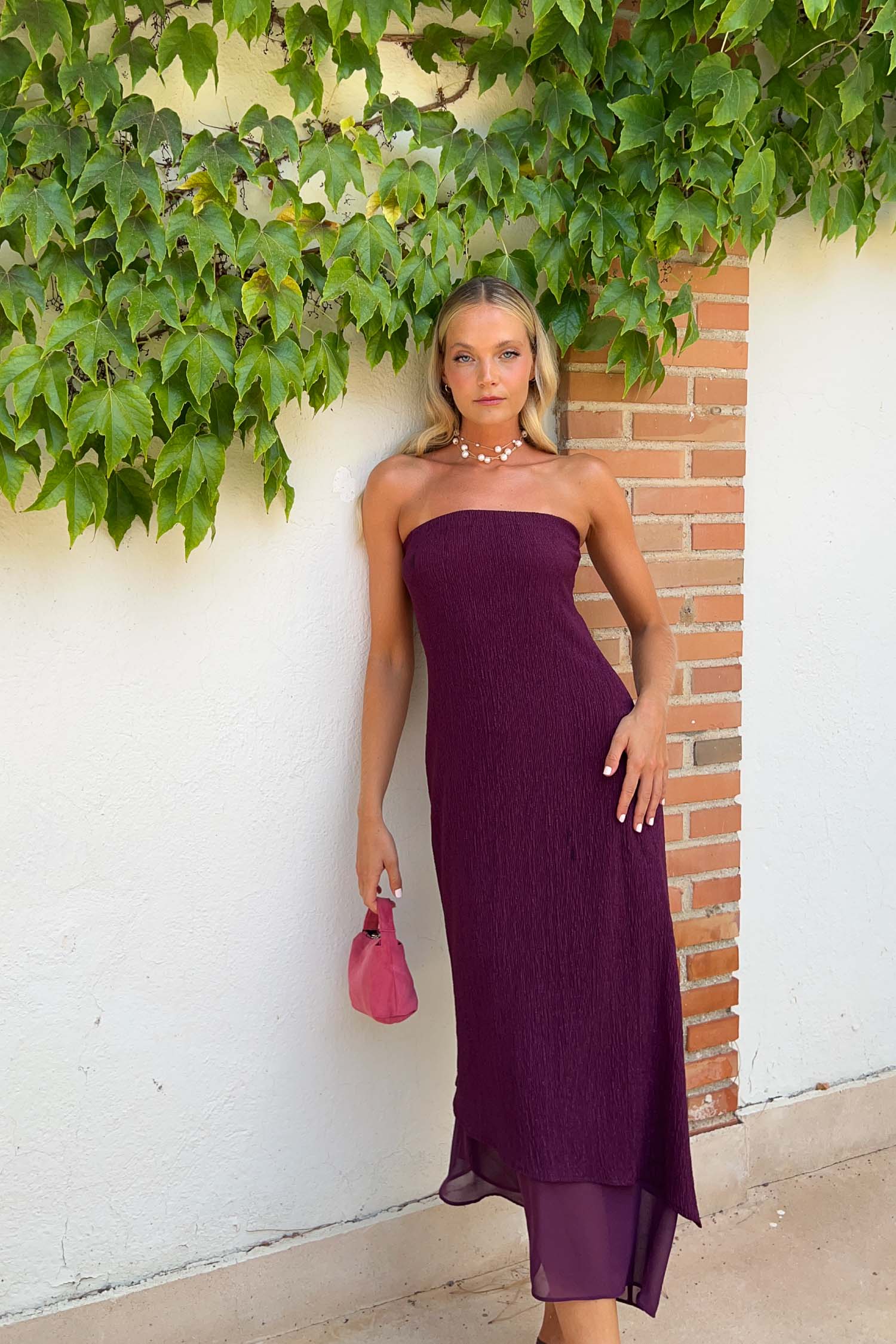 Vestido Fiamma Berenjena