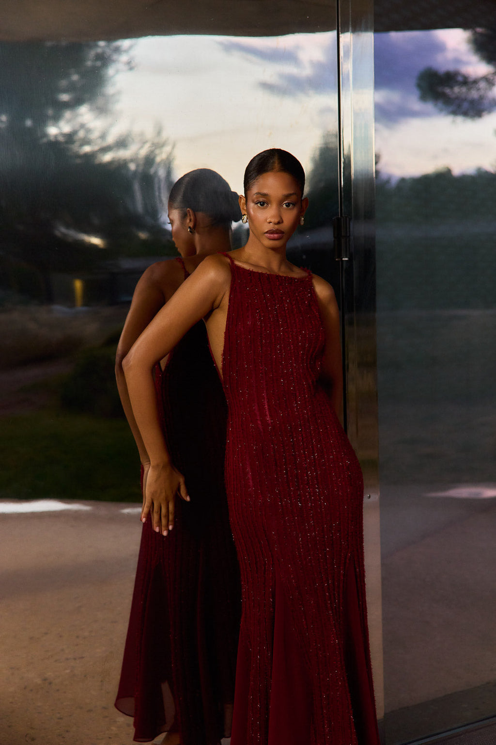 Vestido Leone Burdeos