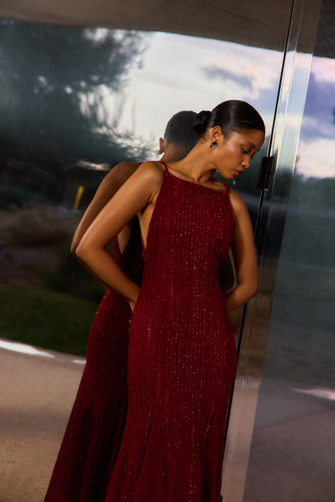 Vestido Leone Burdeos