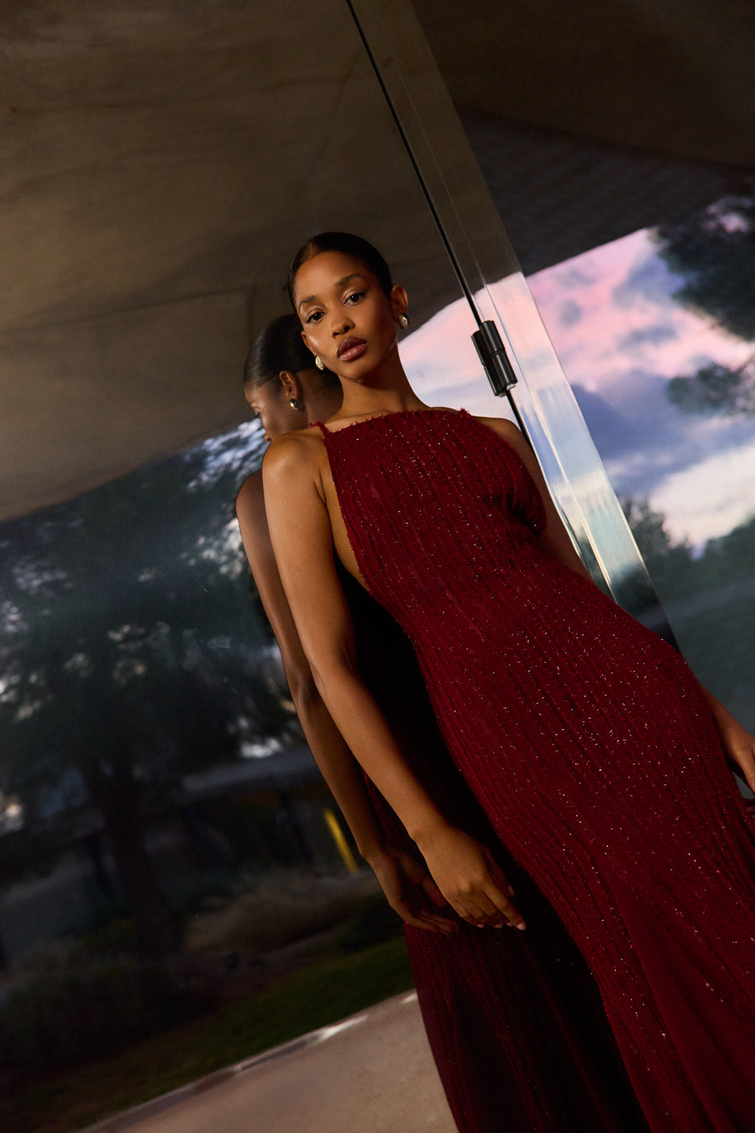 Vestido Leone Burdeos