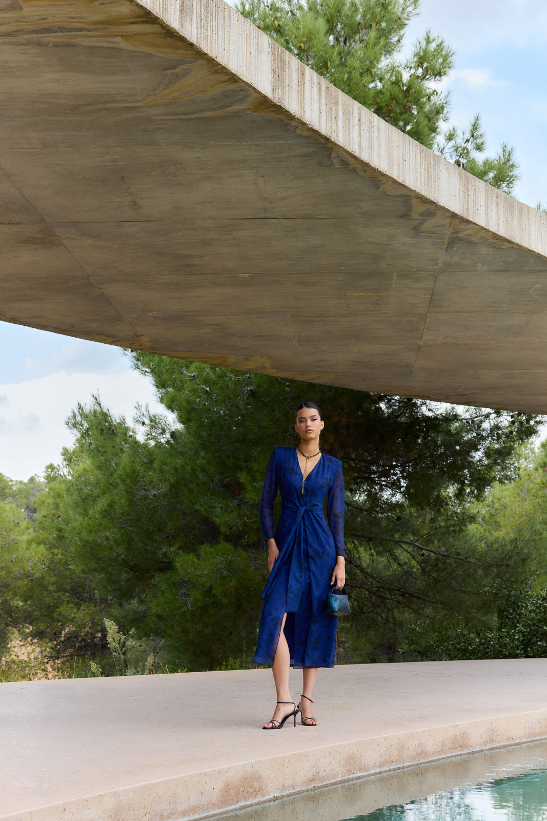 Vestido Lido Florisse Azul