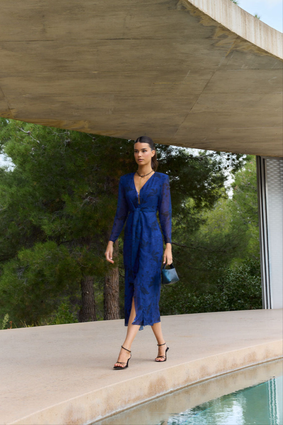 Vestido Lido Florisse Azul