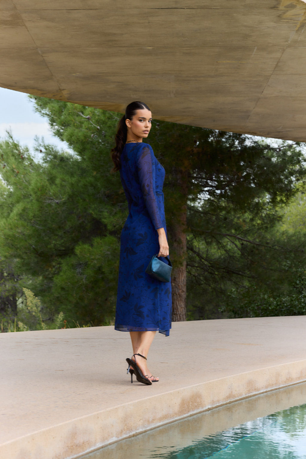 Vestido Lido Florisse Azul