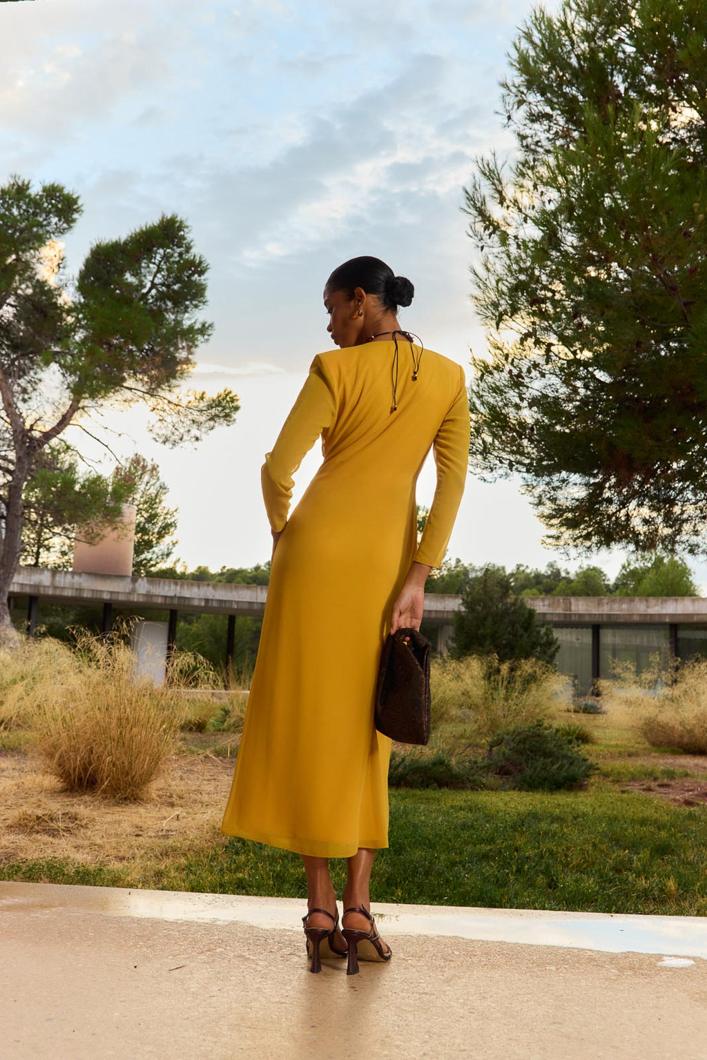 Vestido Lido Mostaza