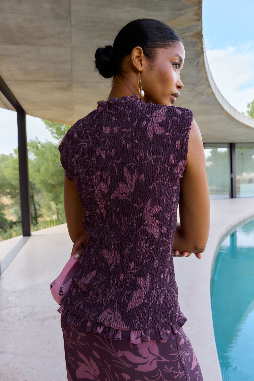 Vestido Raisa Florisse Morado