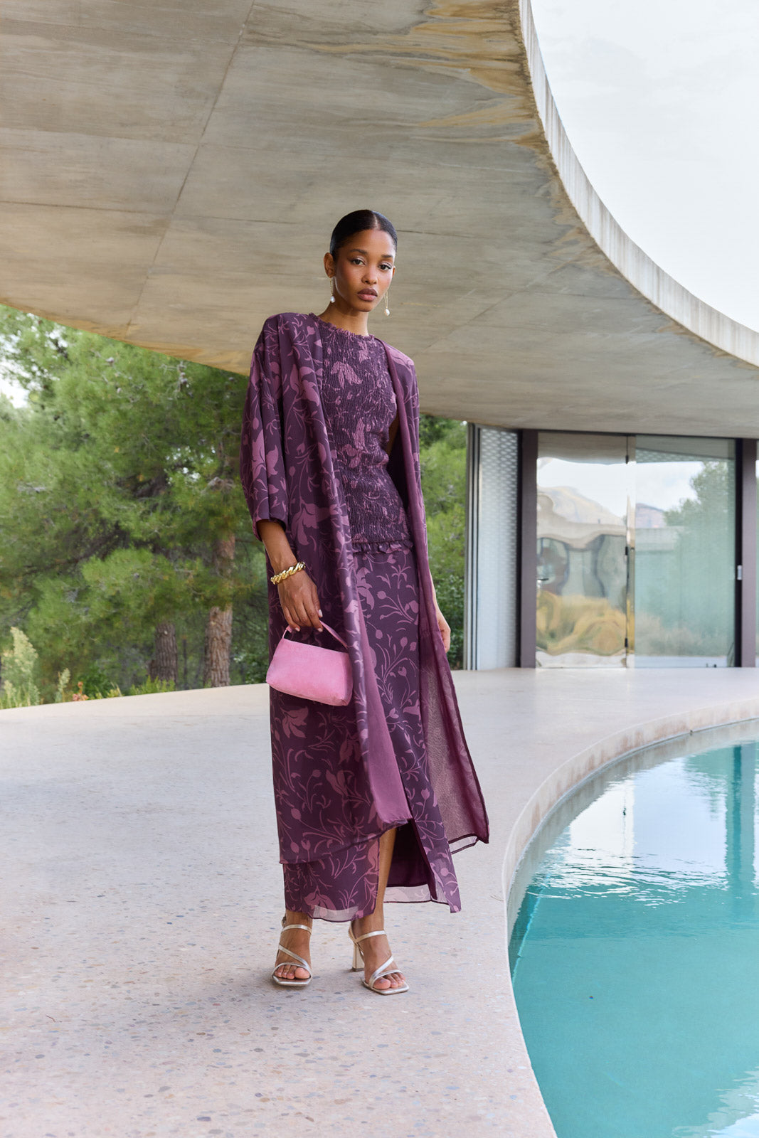 Vestido Raisa Florisse Morado