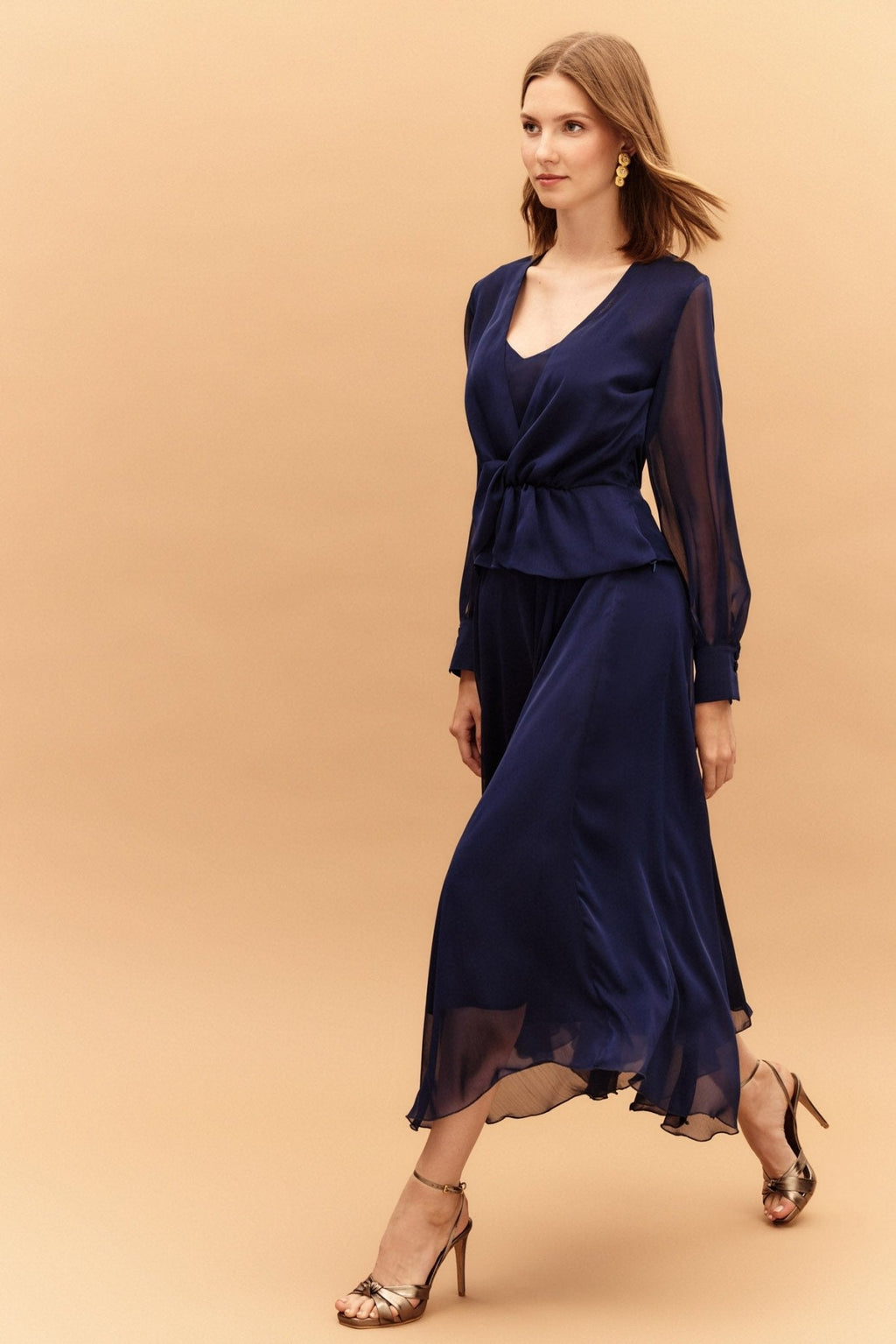 Falda MALISA Azul Cantábrico