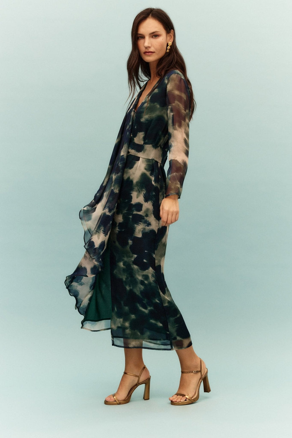 Vestido JULIET Estampado Azul