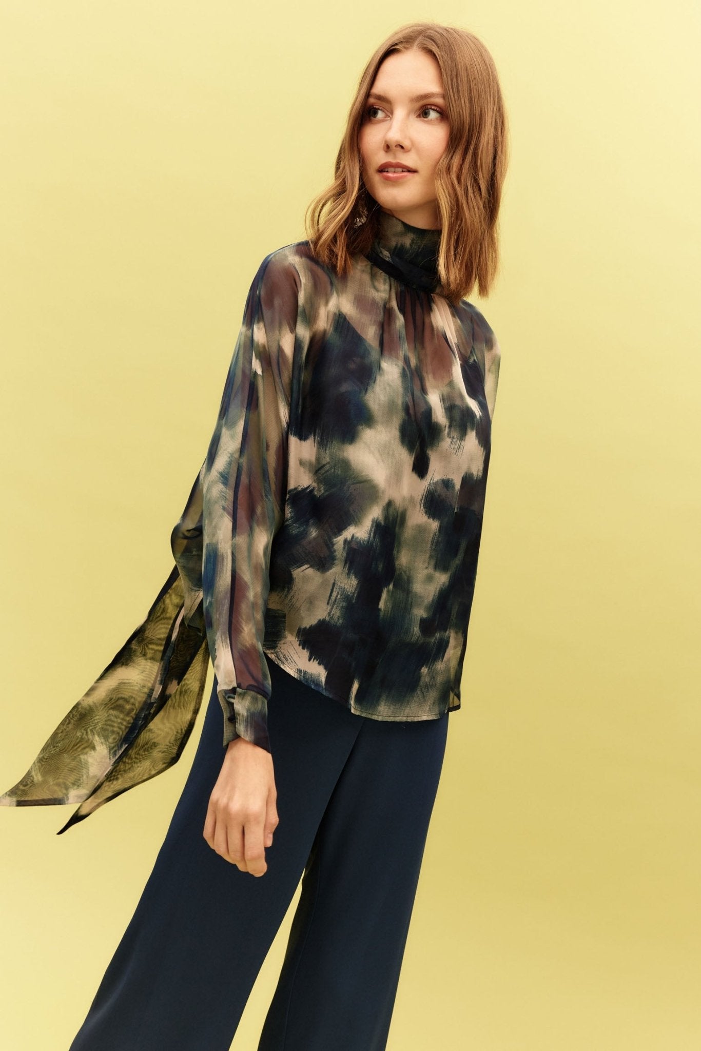 Blusa MIRANDA Estampado Azul