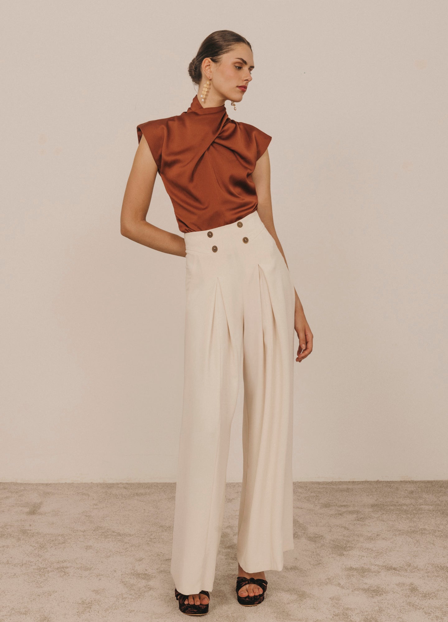 Pantalón Luise Marfil