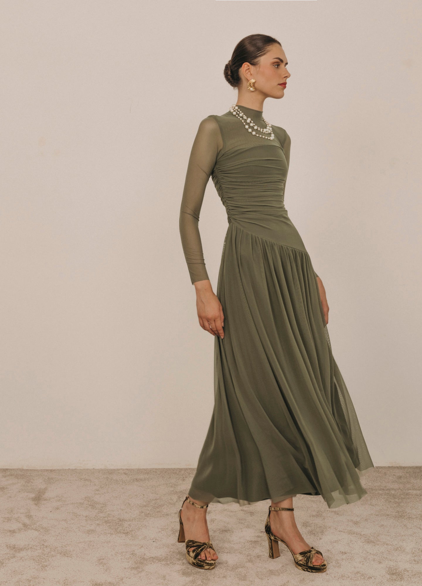 Vestido Lunelle Kakhi