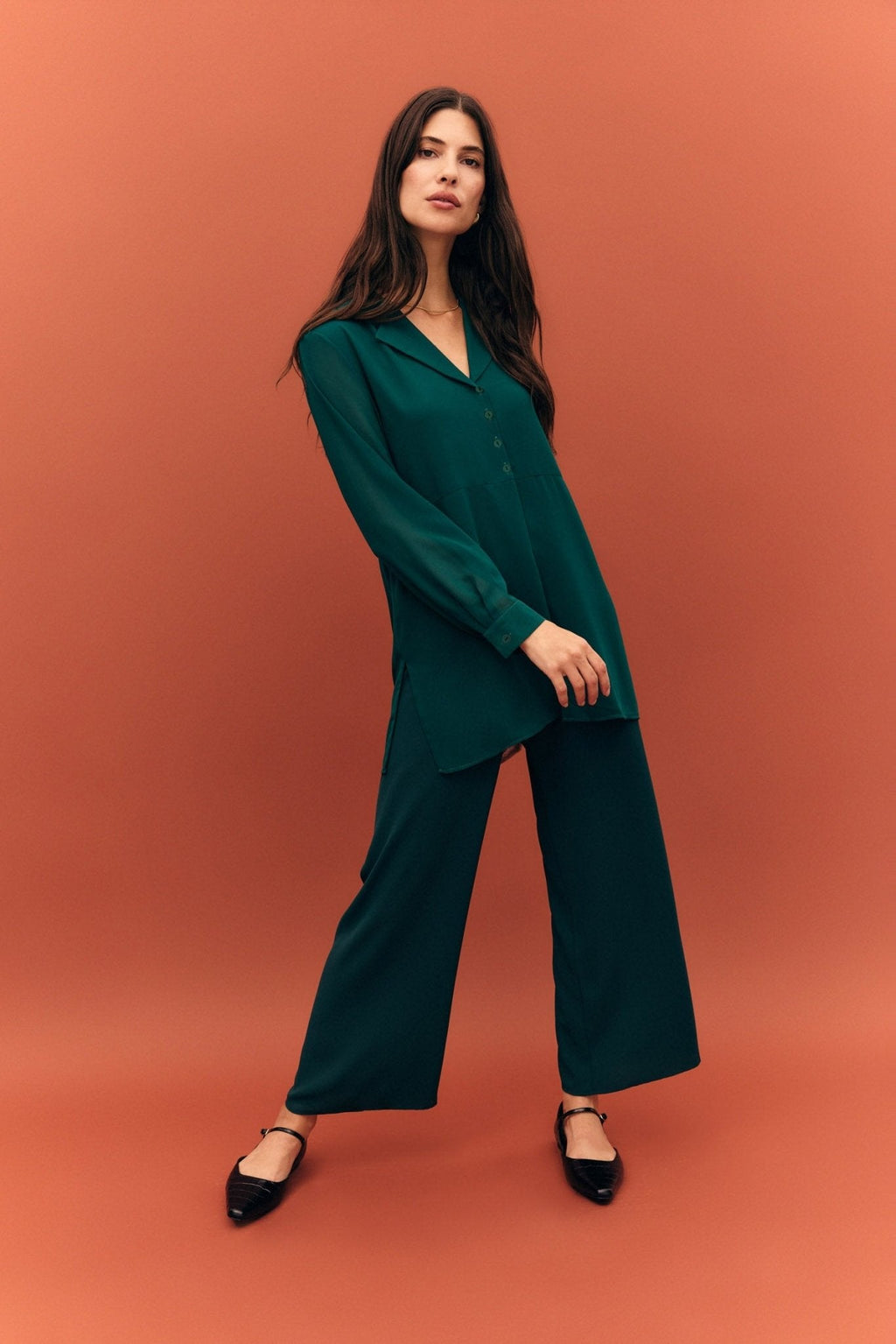 Pantalón LEVANTE Verde Hiedra