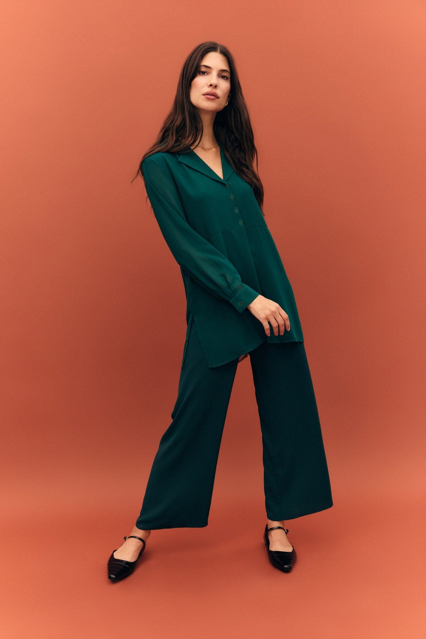 Pantalón LEVANTE Verde Hiedra