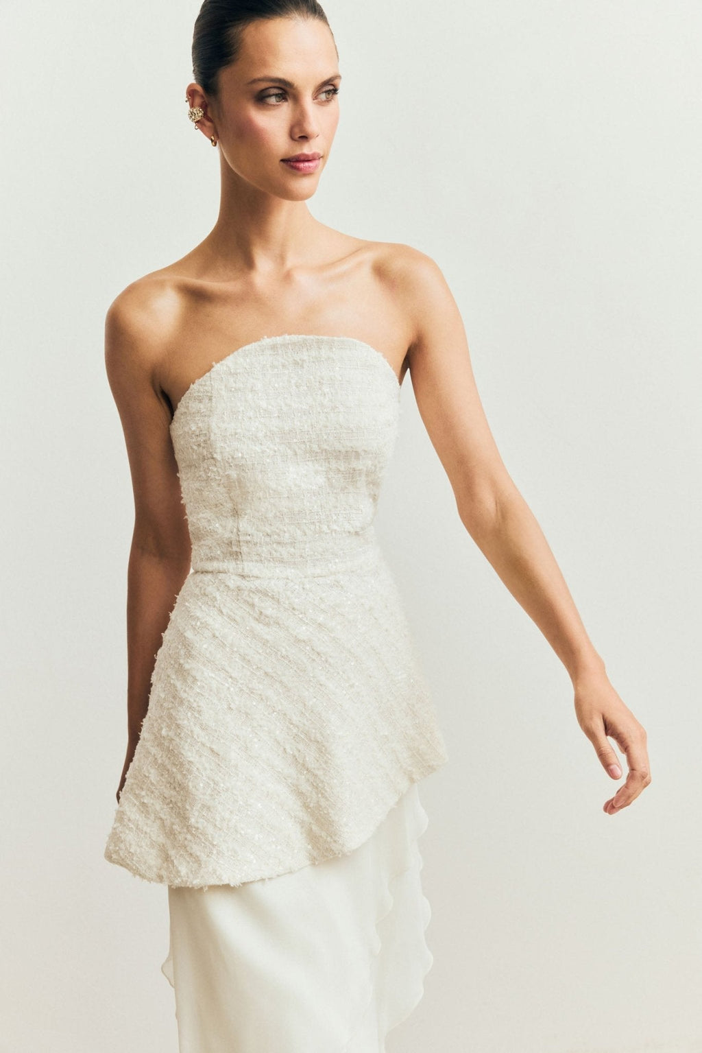 Top SIMONE Blanco Hielo