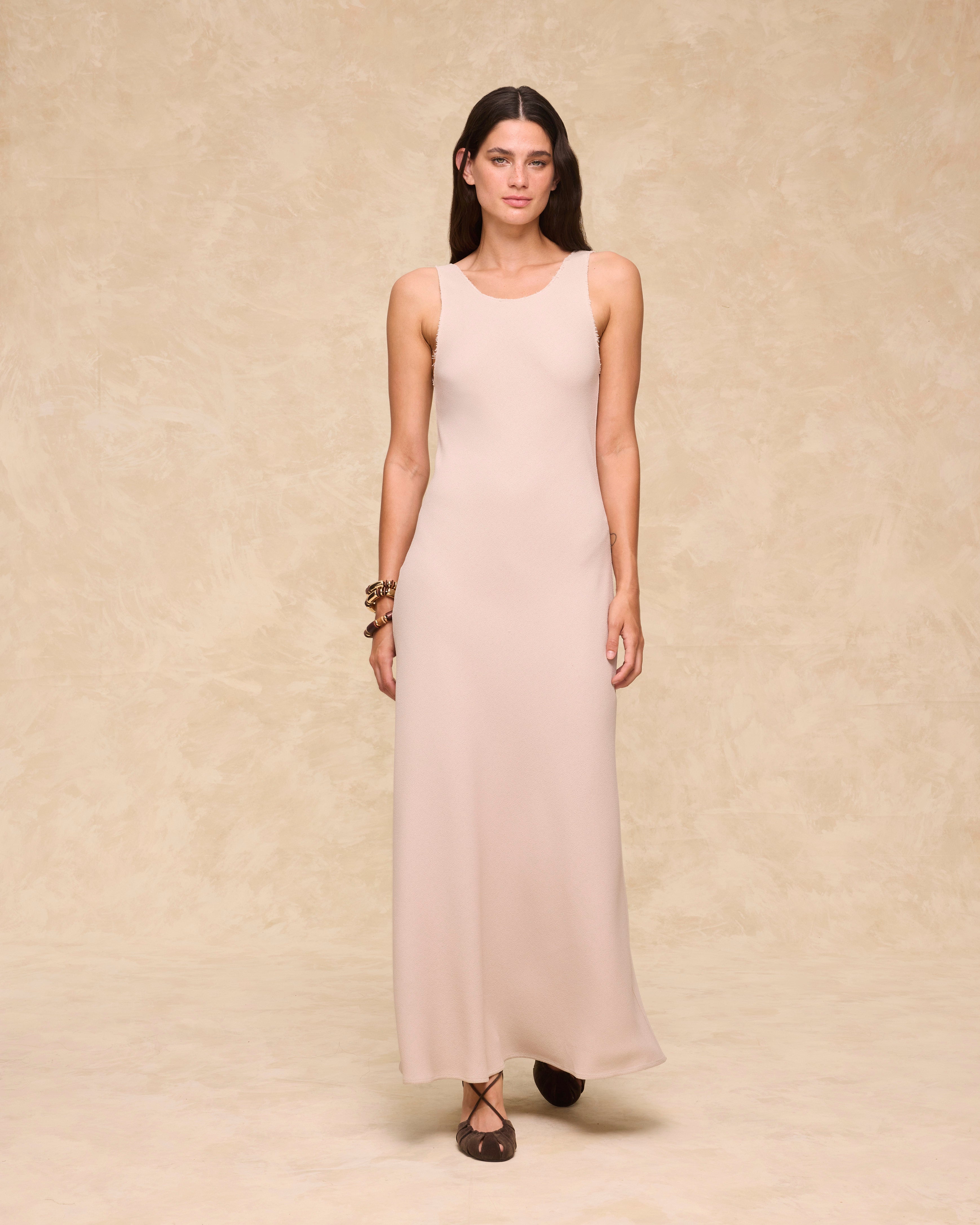 MAR | Vestido Largo color Beige