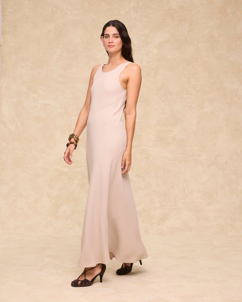 MAR | Vestido Largo color Beige