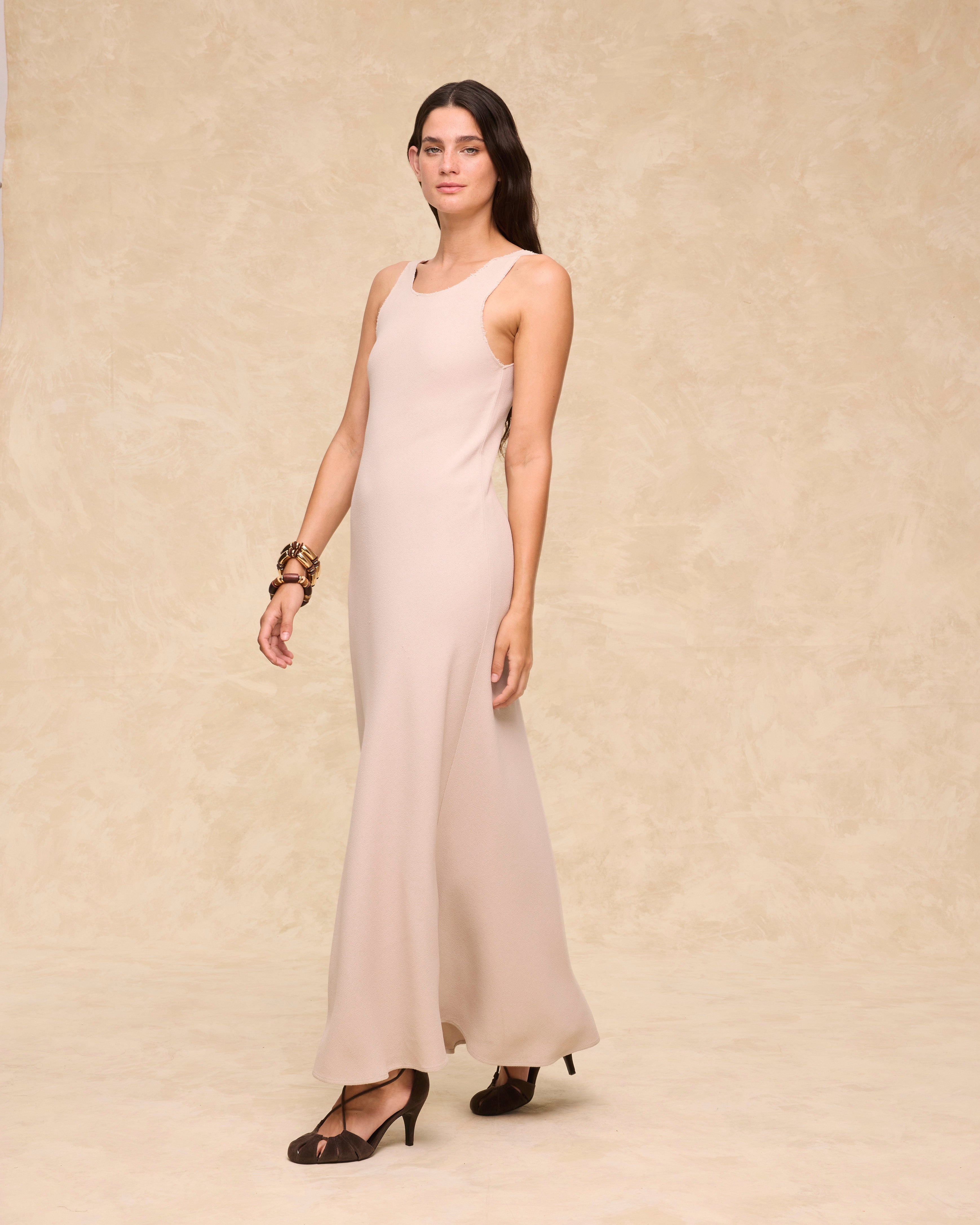 MAR | Vestido Largo color Beige
