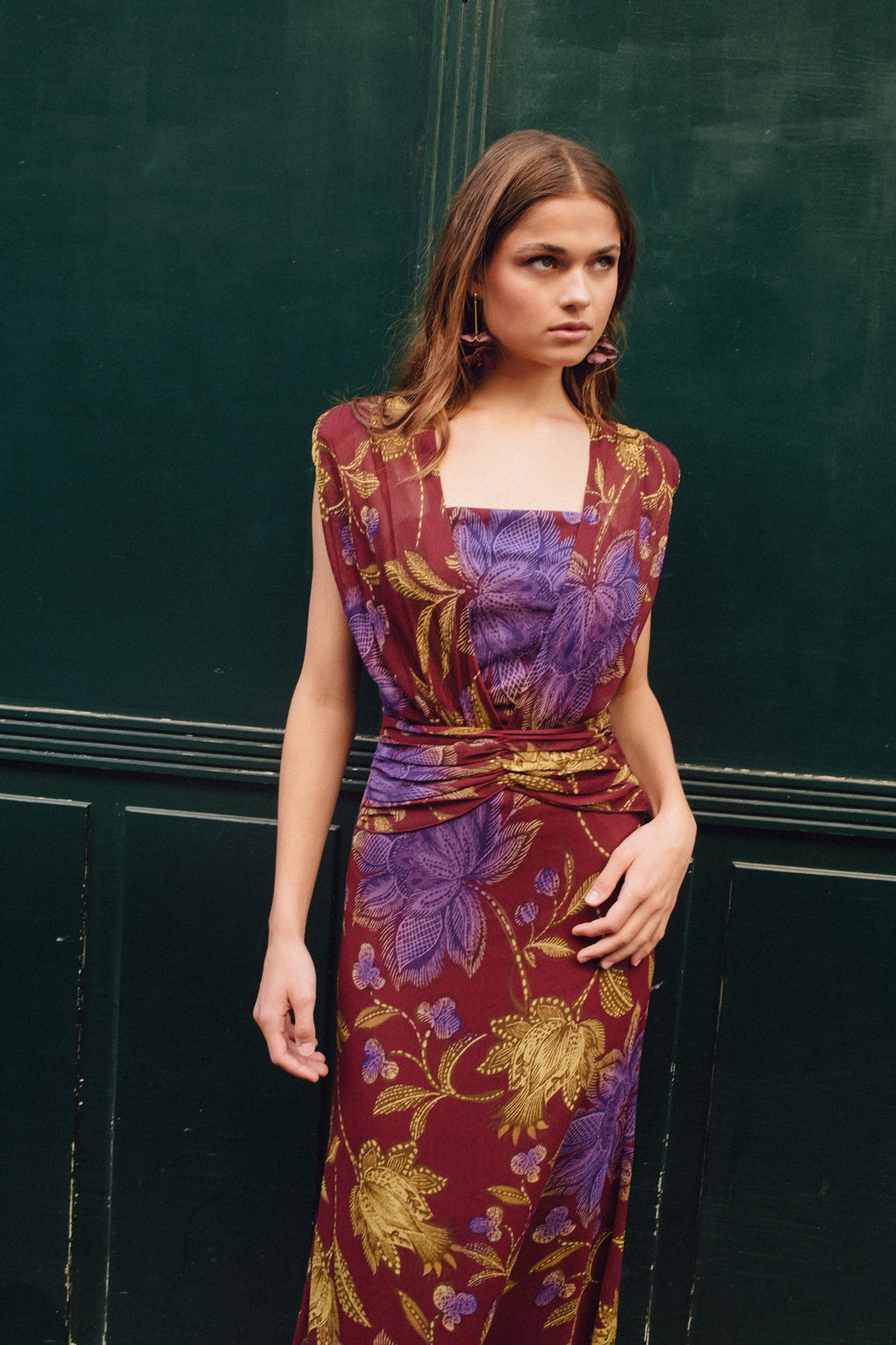 VESTIDO ZOCO BERENJENA