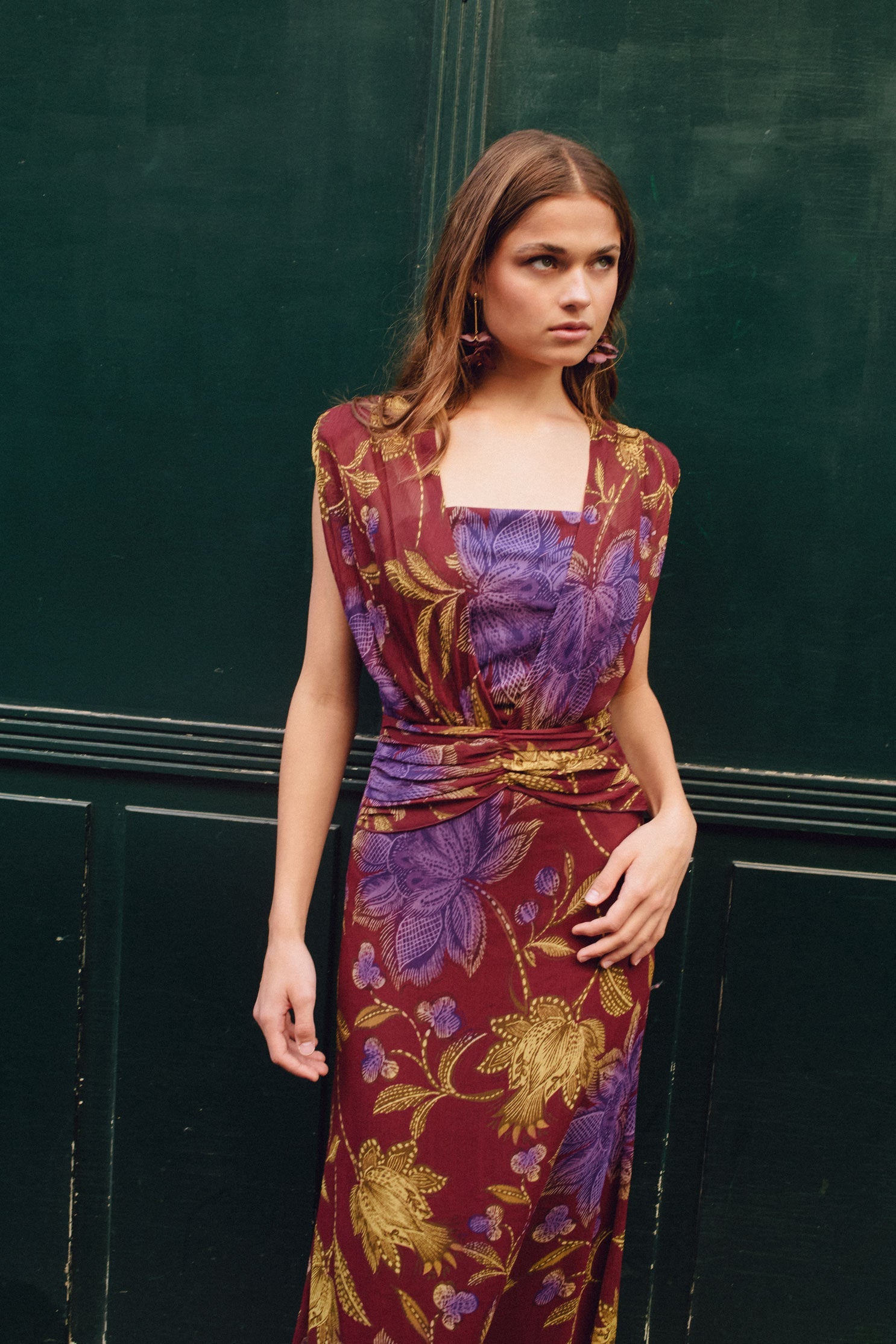 VESTIDO ZOCO BERENJENA