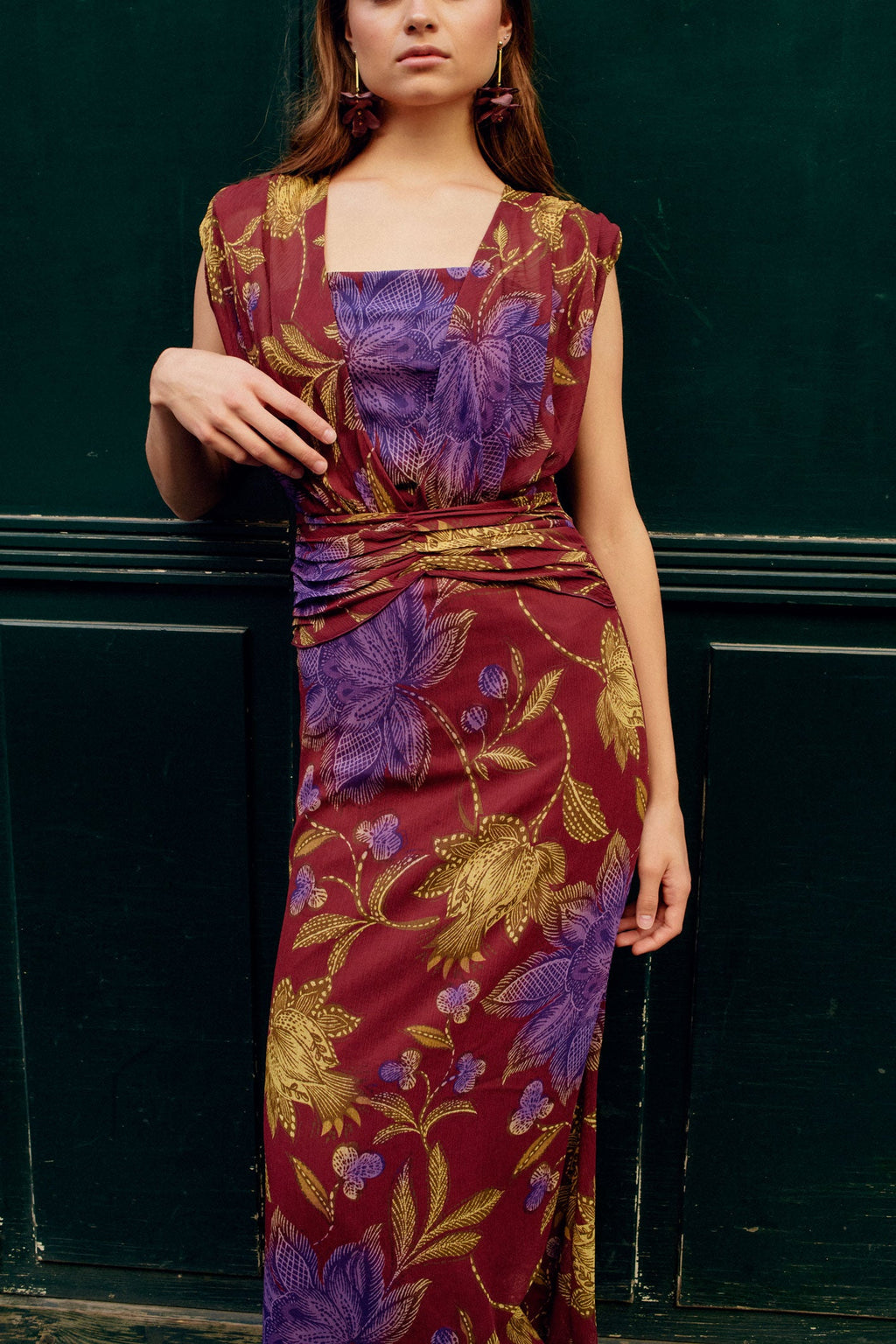 VESTIDO ZOCO BERENJENA