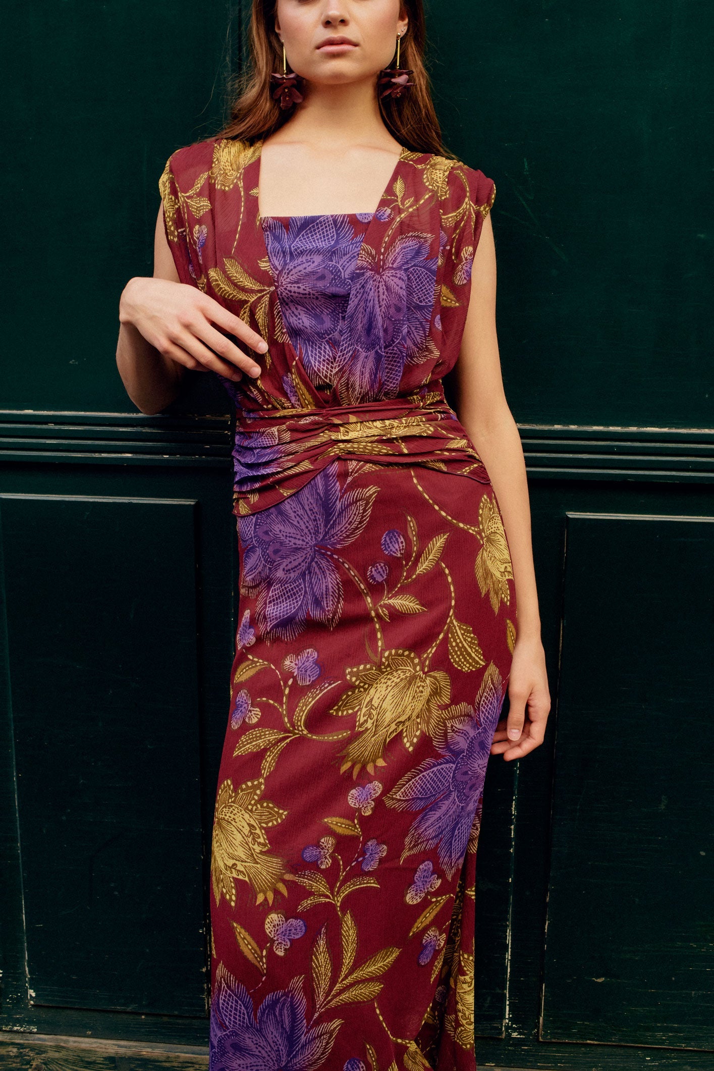 VESTIDO ZOCO BERENJENA