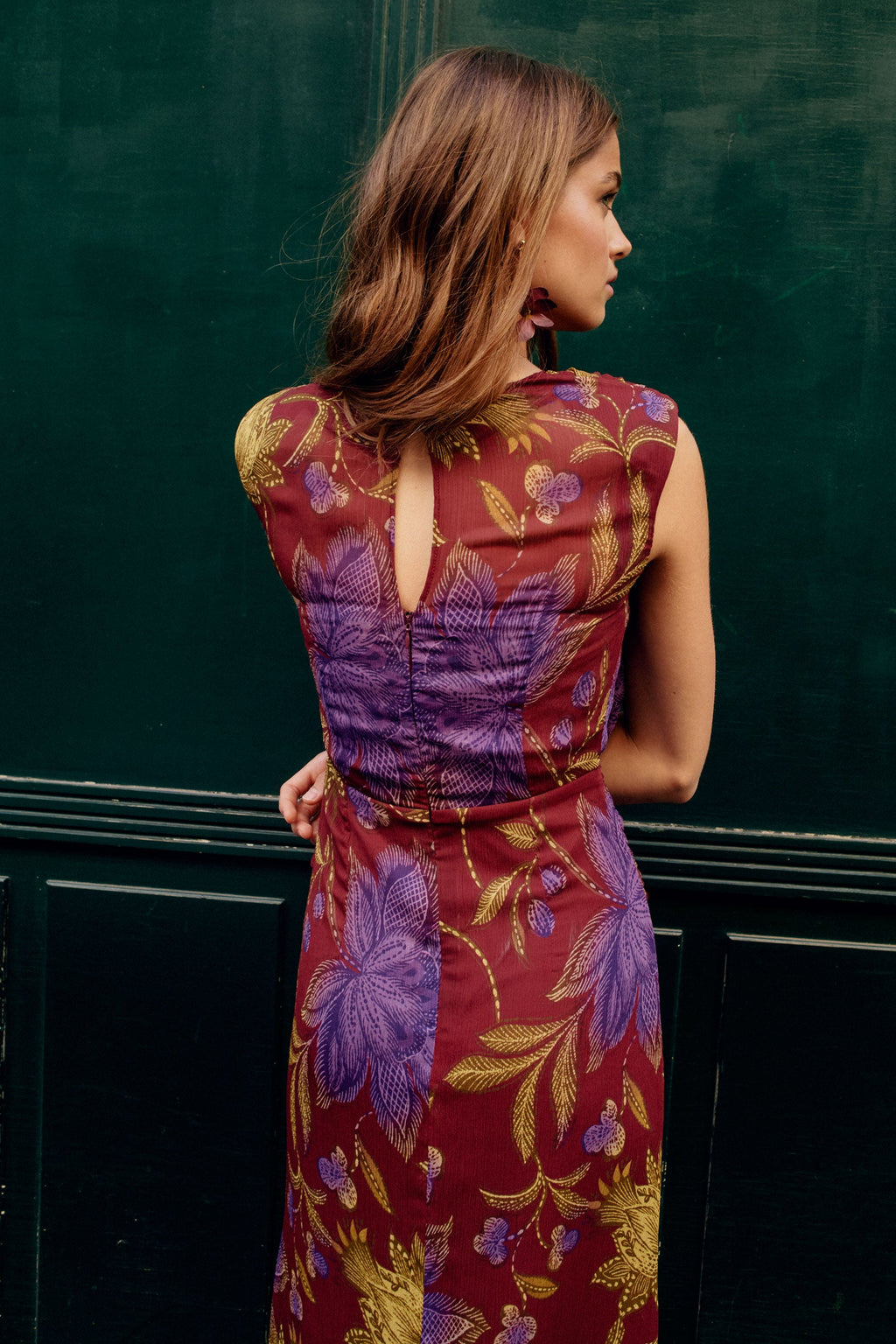 VESTIDO ZOCO BERENJENA